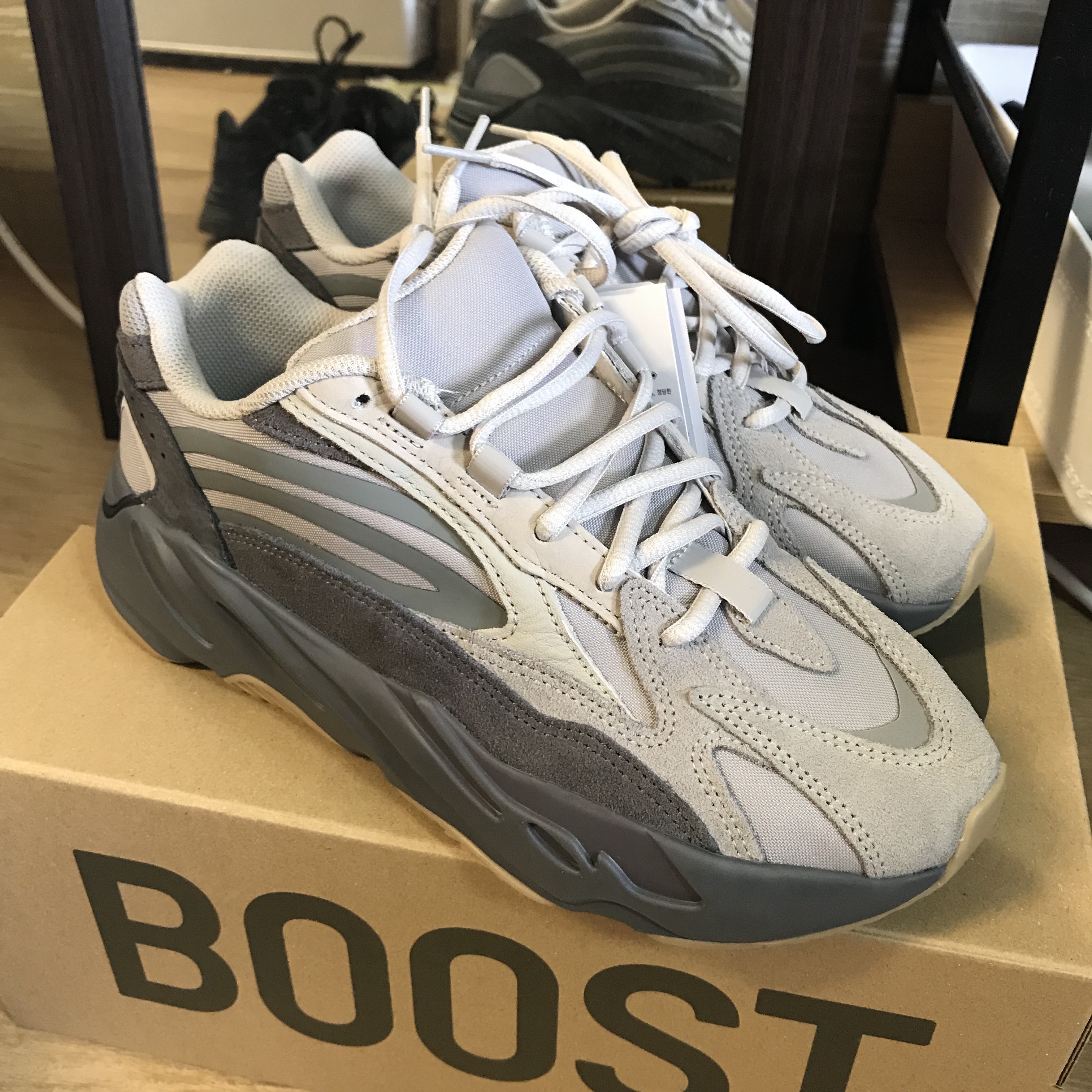 Adidas Yeezy Boost 700 V2 Tephra 착용 스타일