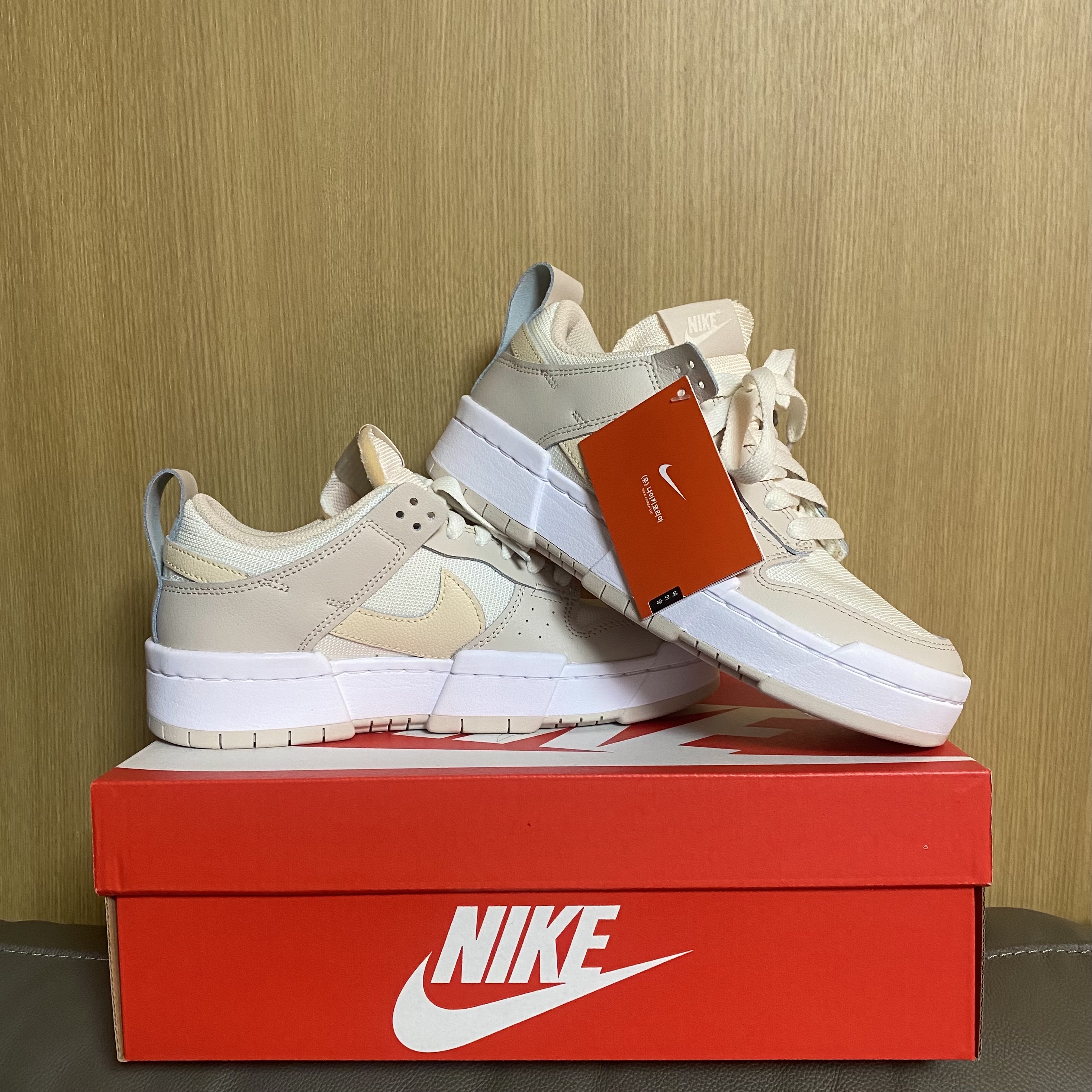 (W) Nike Dunk Low Disrupt Desert Sand 착용 스타일