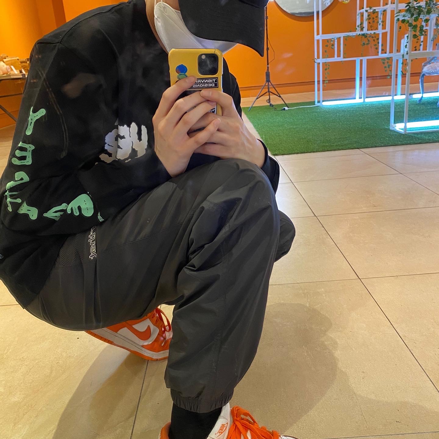 Nike Dunk Low SP Syracuse 2020 착용 스타일 - 2