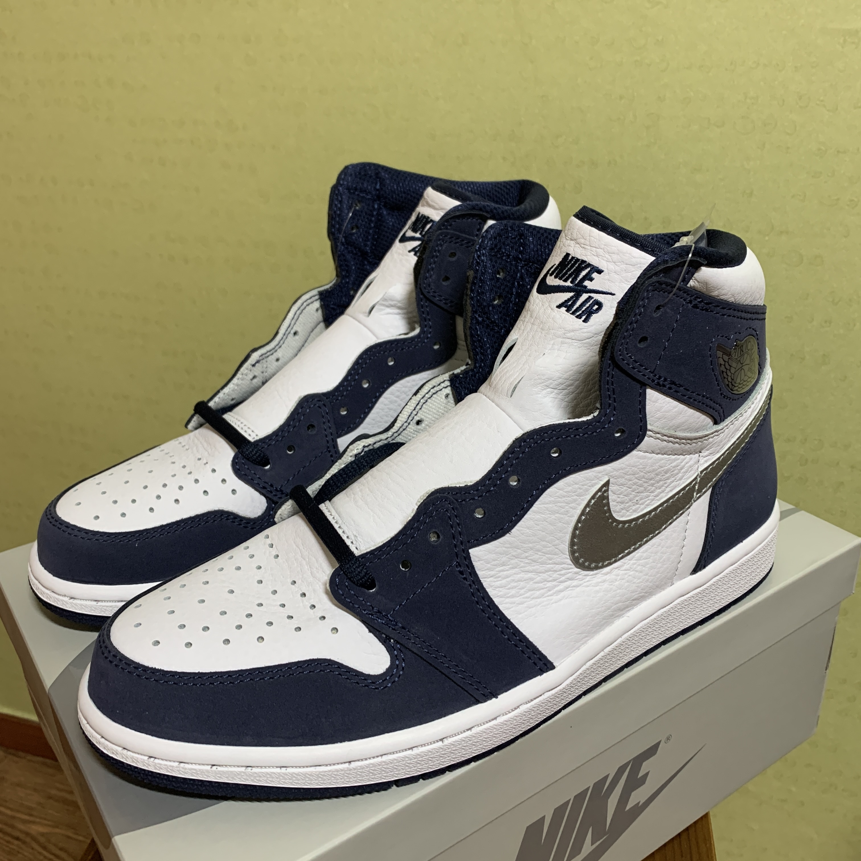 Jordan 1 Retro High OG CO.JP Midnight Navy 착용 스타일