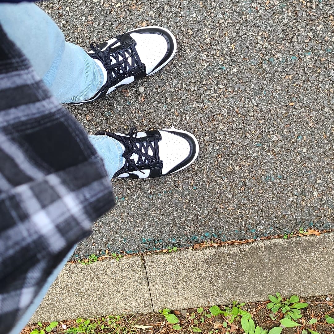 Nike Dunk Low Retro Black 착용 스타일