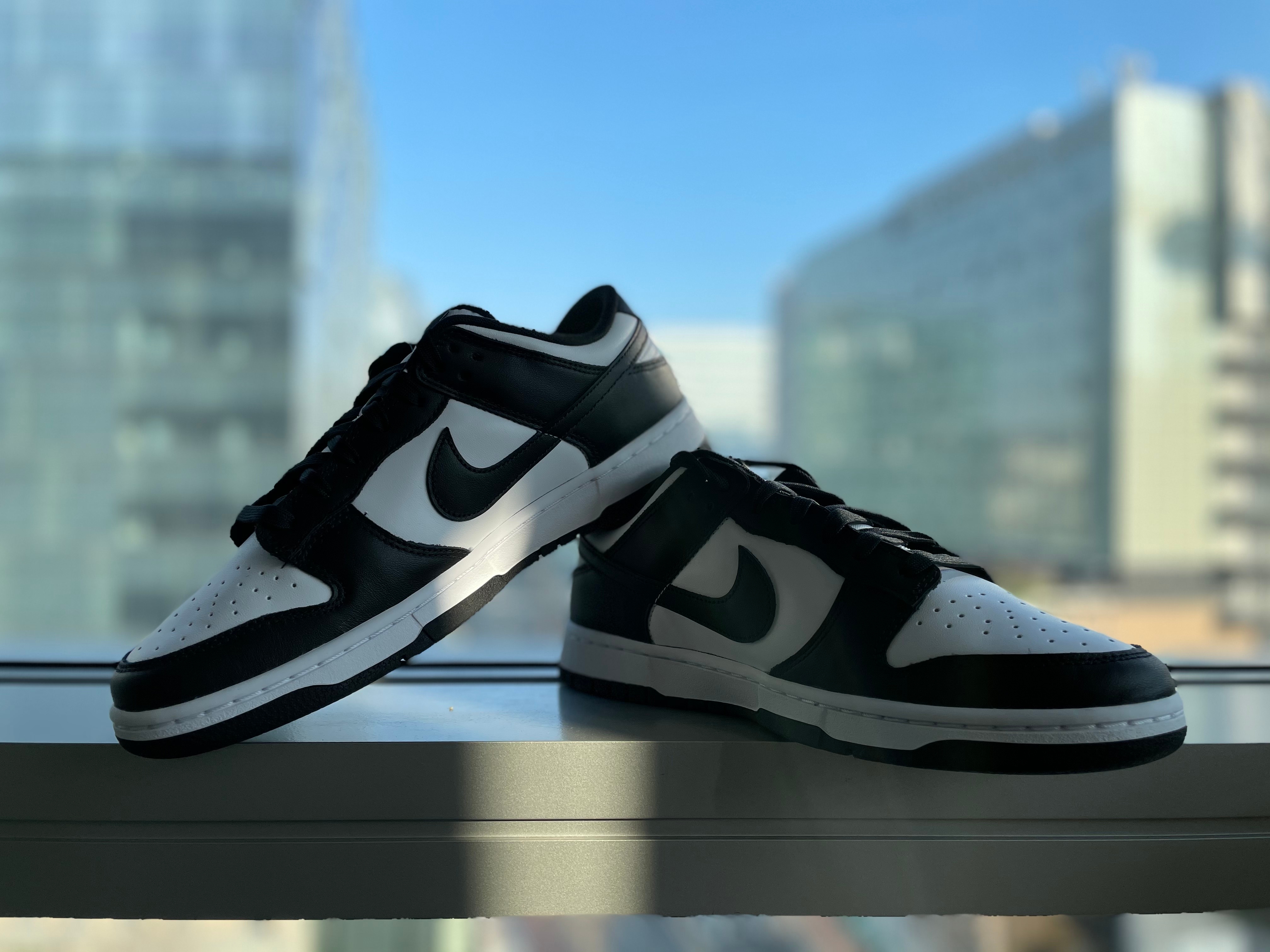 Nike Dunk Low Retro Black 착용 스타일 - 1