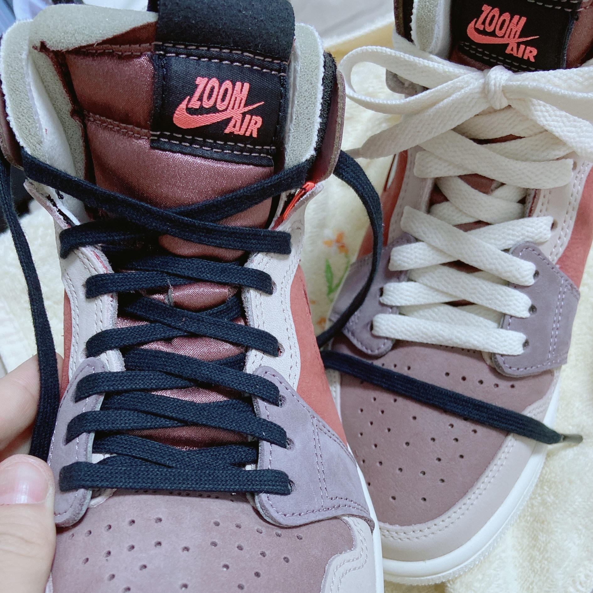 (W) Jordan 1 Zoom Air CMFT Rust 착용 스타일 - 1