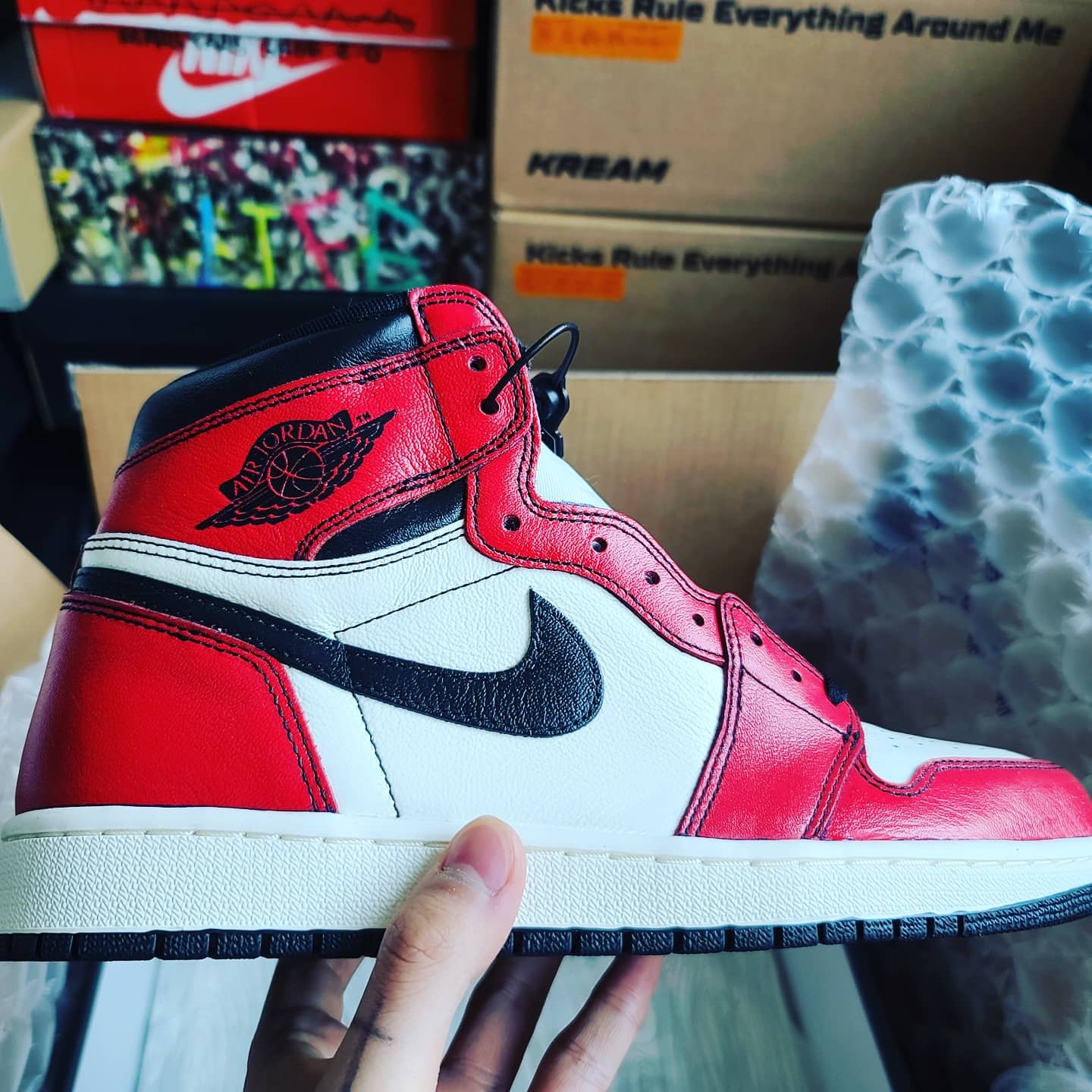 Jordan 1 Retro High OG Defiant SB LA to Chicago 착용 스타일 - 1