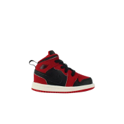 (TD) Jordan 1 Mid Black Gym Red