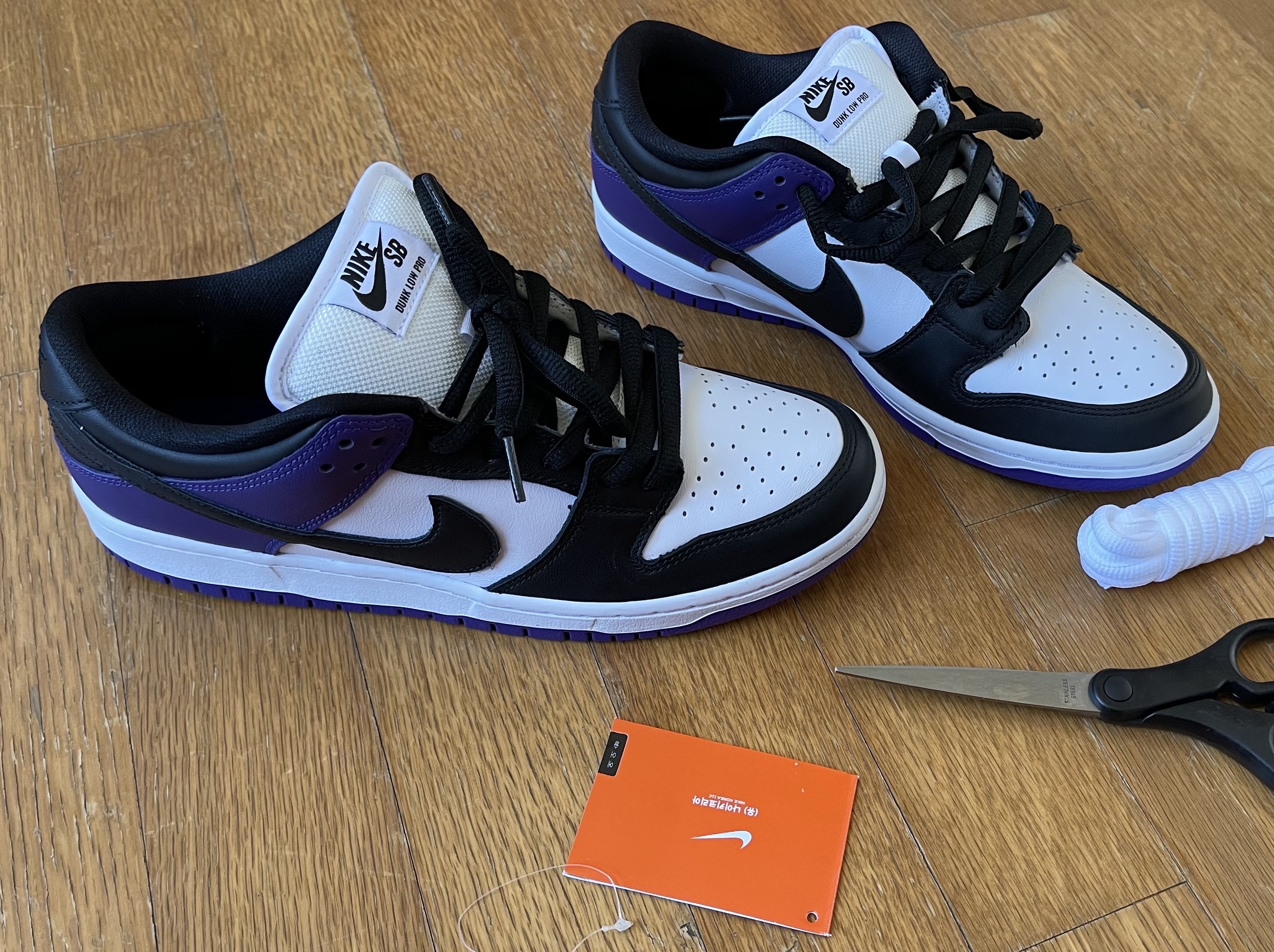 Nike SB Dunk Low Pro Court Purple 착용 스타일