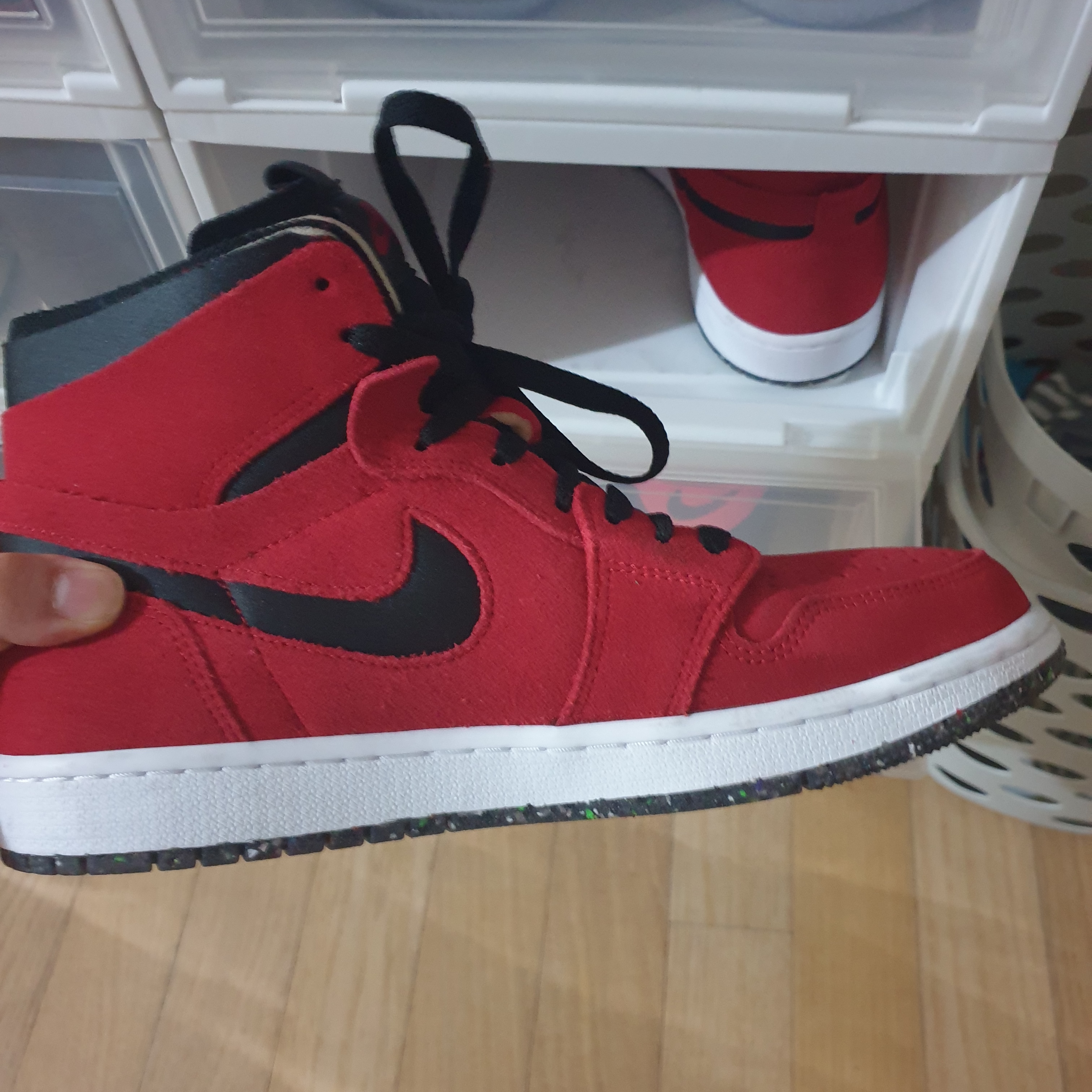 Jordan 1 Zoom Air CMFT Gym Red 착용 스타일 - 2