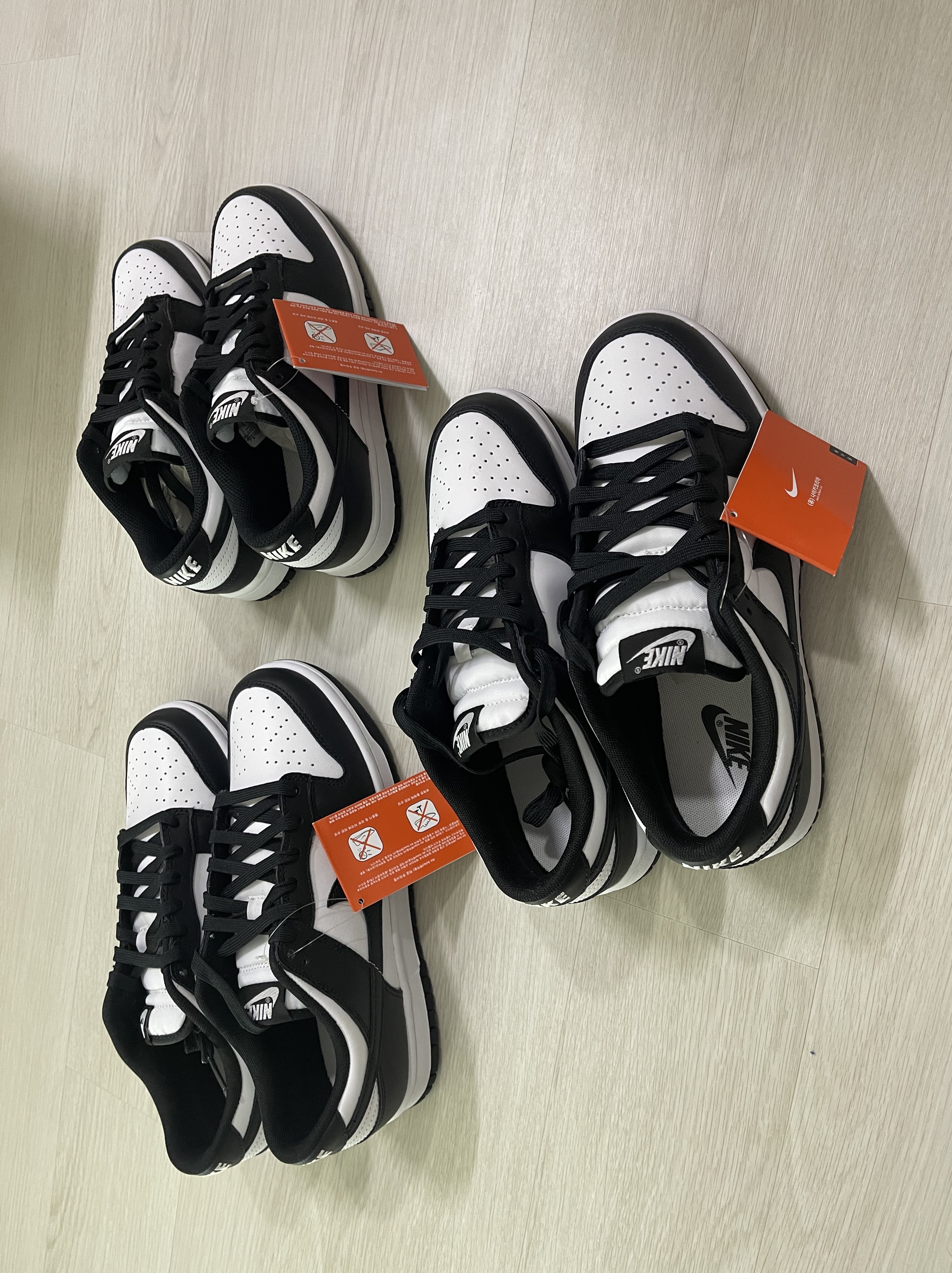 Nike Dunk Low Retro Black, (W) Nike Dunk Low Black 착용 스타일 - 2