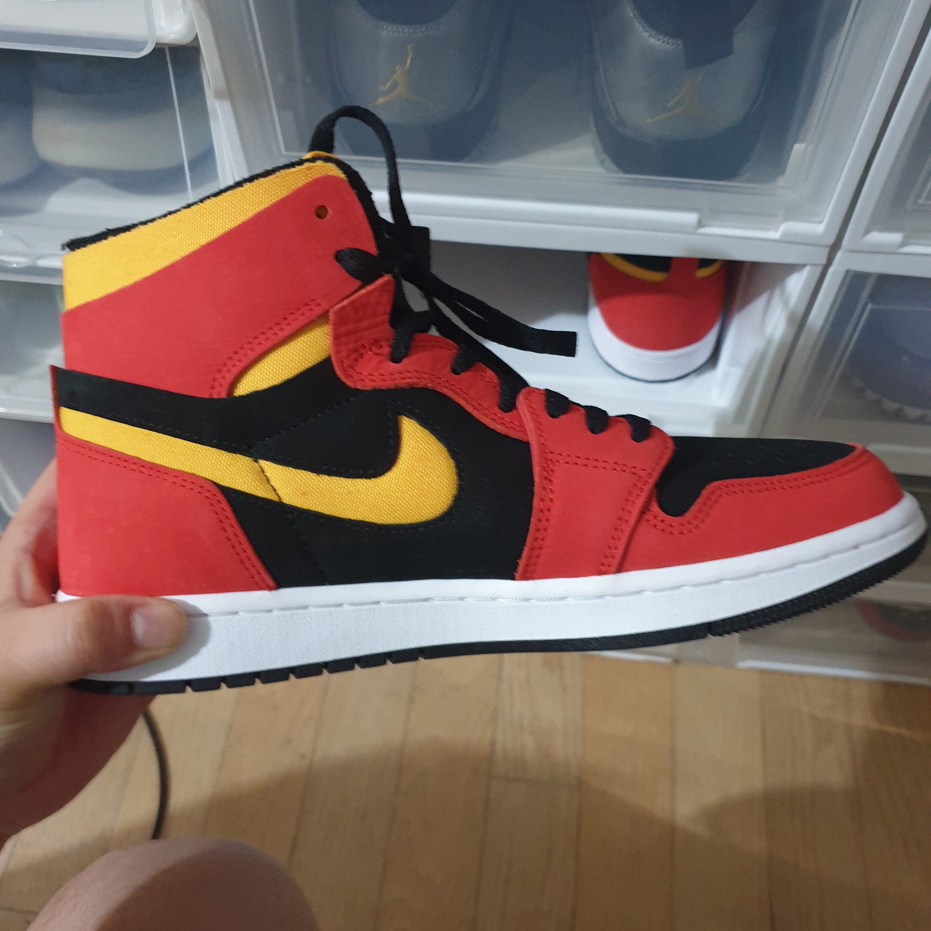 Jordan 1 Zoom Air CMFT Chile Red 착용 스타일 - 2