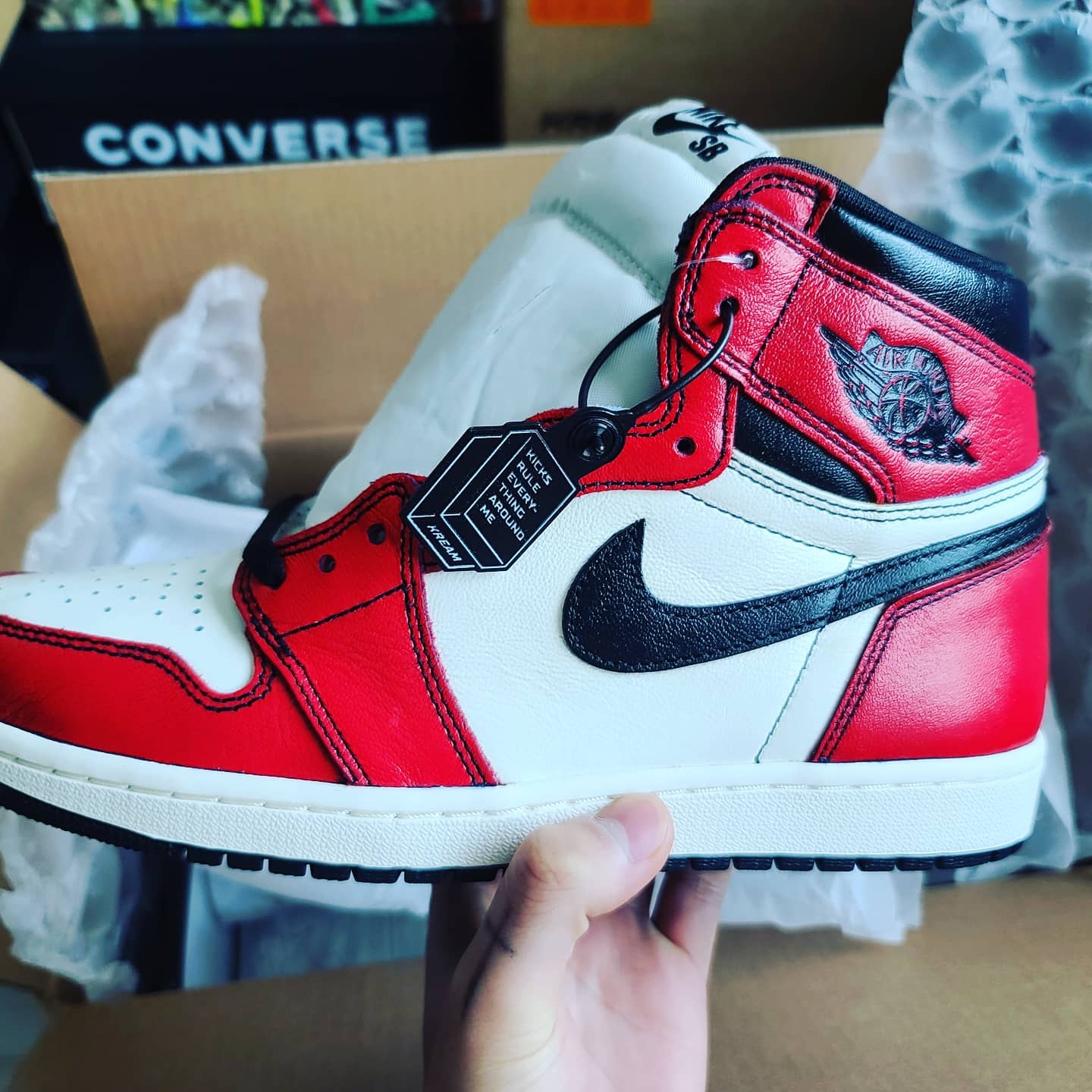Jordan 1 Retro High OG Defiant SB LA to Chicago 착용 스타일 - 3