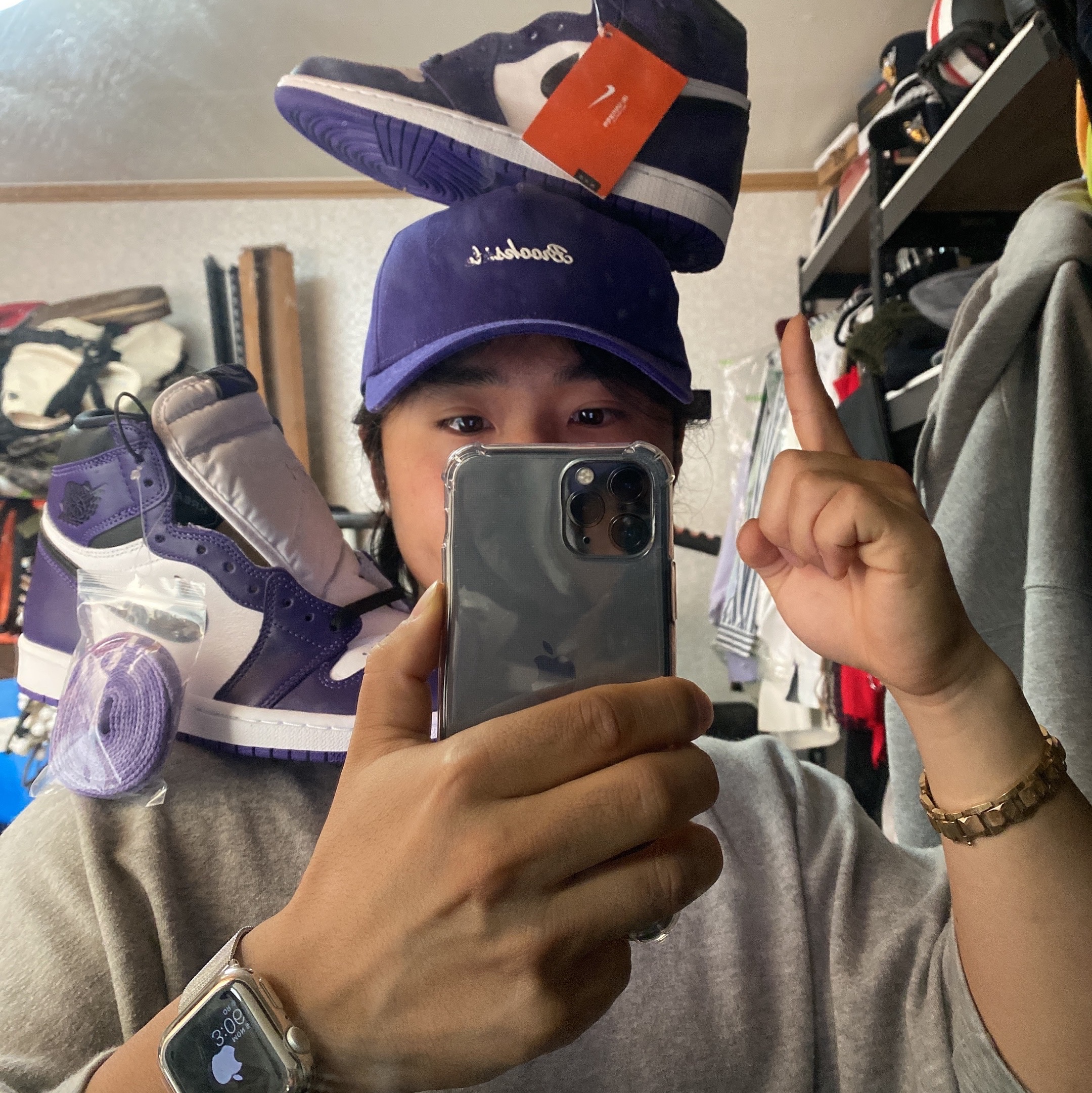 Jordan 1 Retro High OG Court Purple 2020 착용 스타일