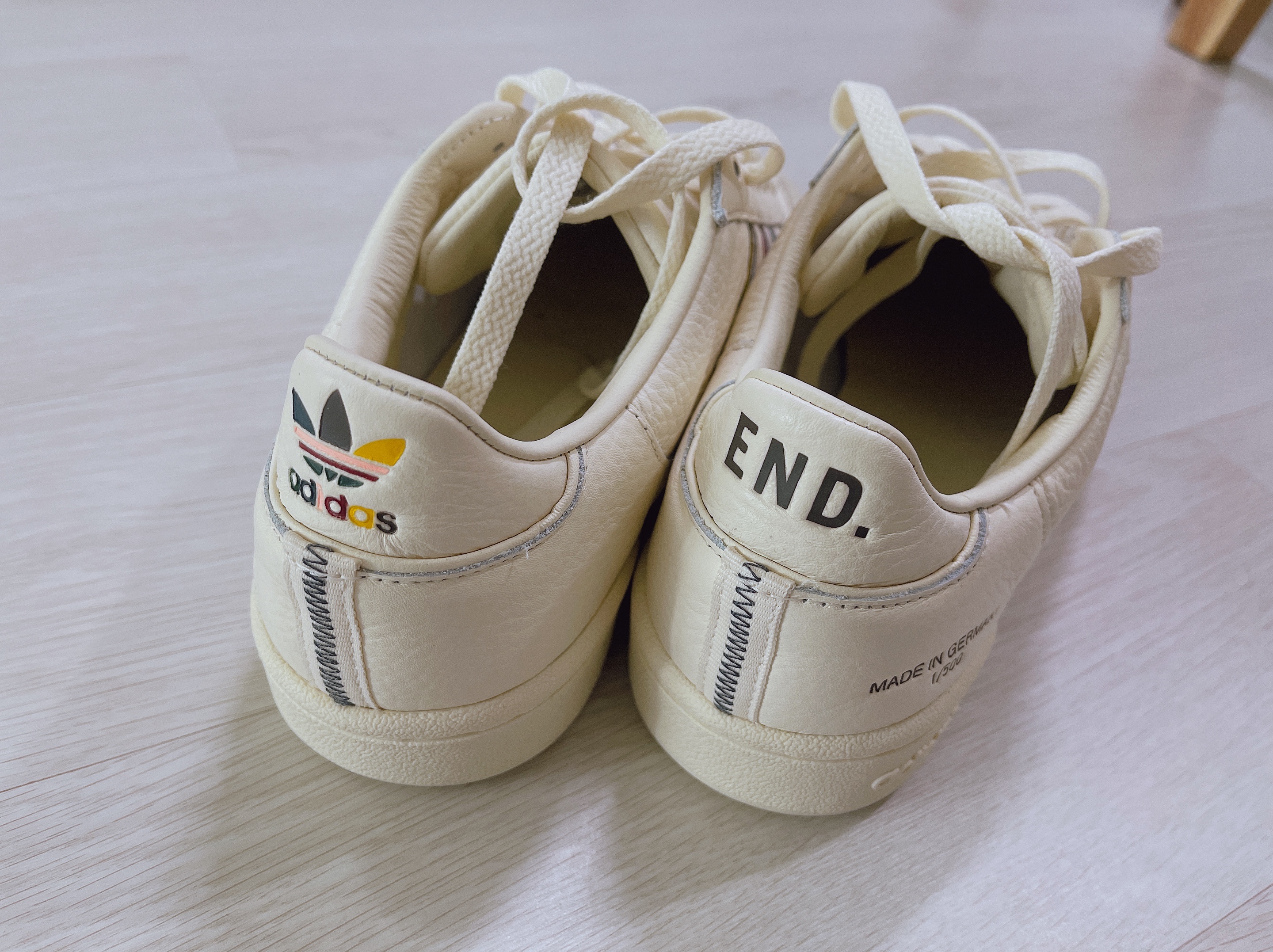 Adidas x END. Continental 80 MIG German Engineering Cream 착용 스타일 - 2