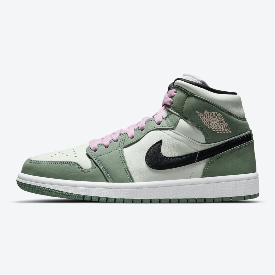 (W) Jordan 1 Mid SE Dutch Green 착용 스타일 - 3