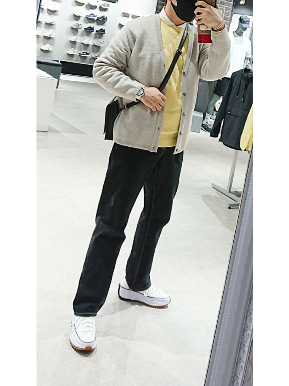 Converse Run Star Hike Low White 착용 스타일