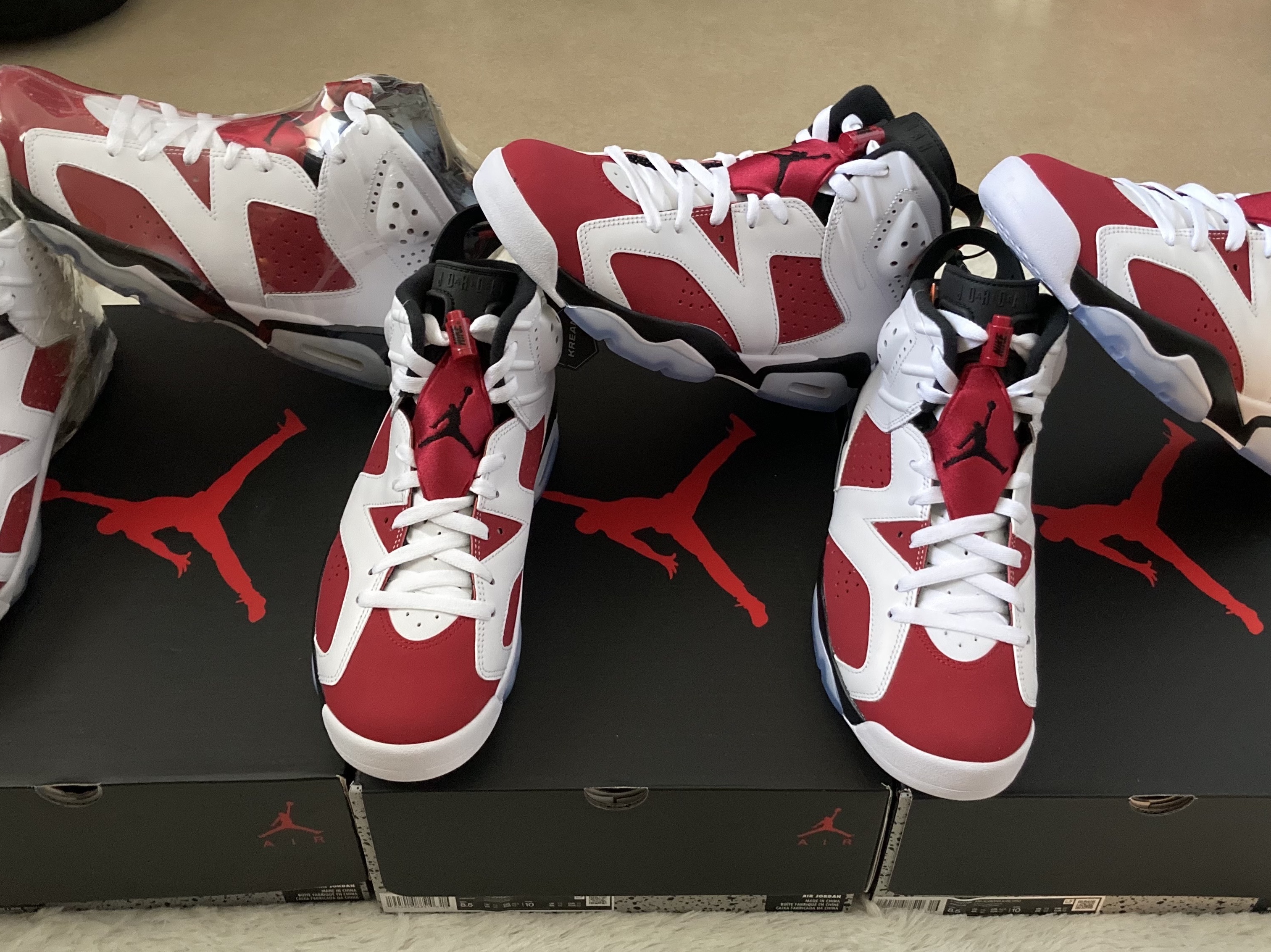 Jordan 6 Retro Carmine 2021 착용 스타일
