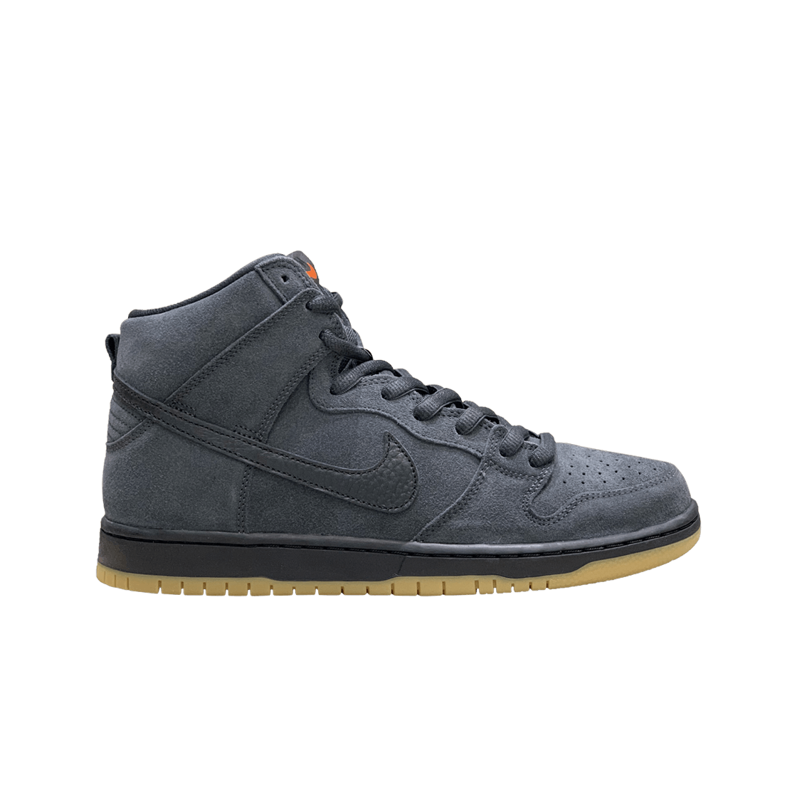나이키 SB 덩크 하이 프로 ISO 오렌지 라벨 다크 스모크 그레이(Nike SB Dunk High Pro ISO Orange Label Dark Smoke Grey) - 1