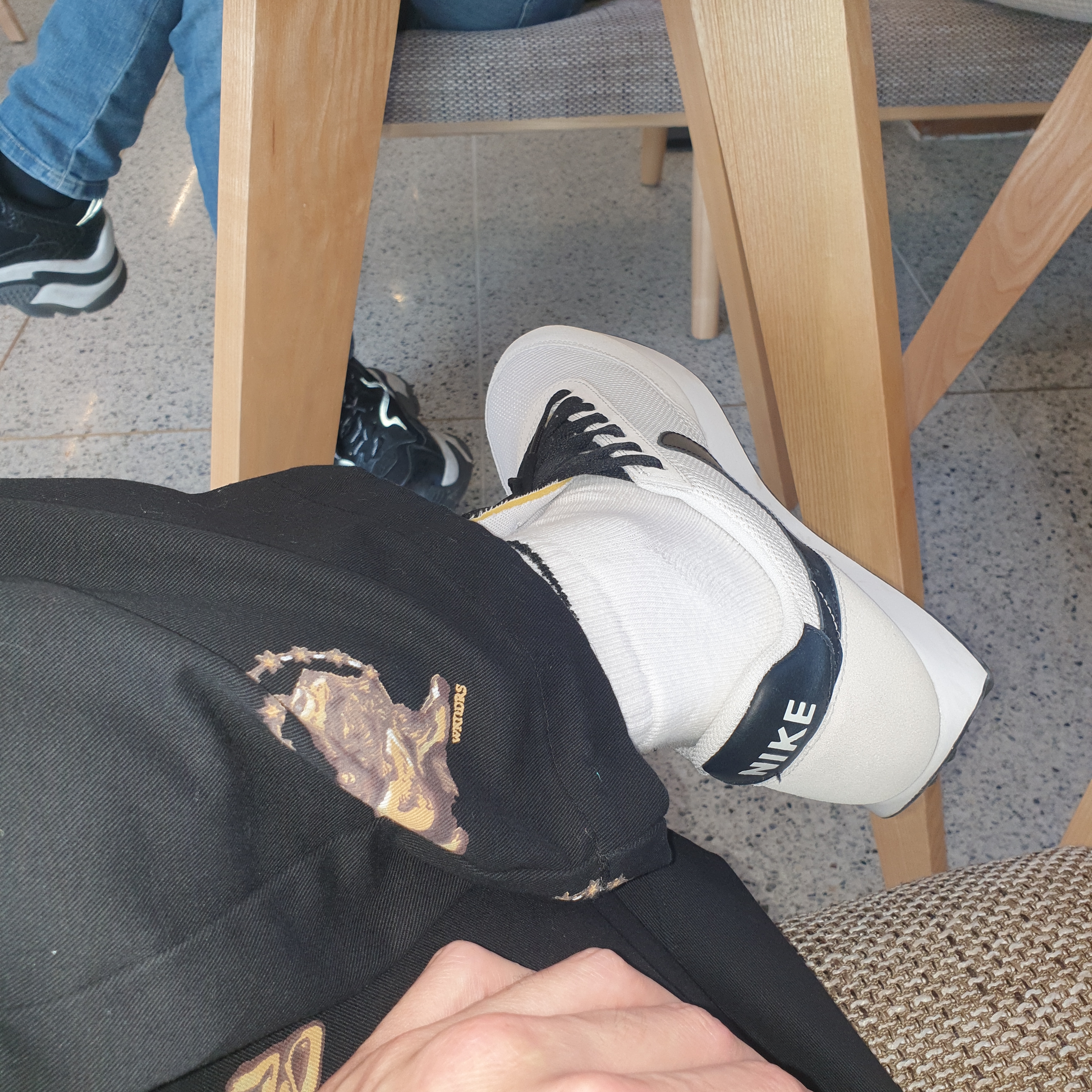 Nike Air Tailwind 79 White Phantom Black 착용 스타일