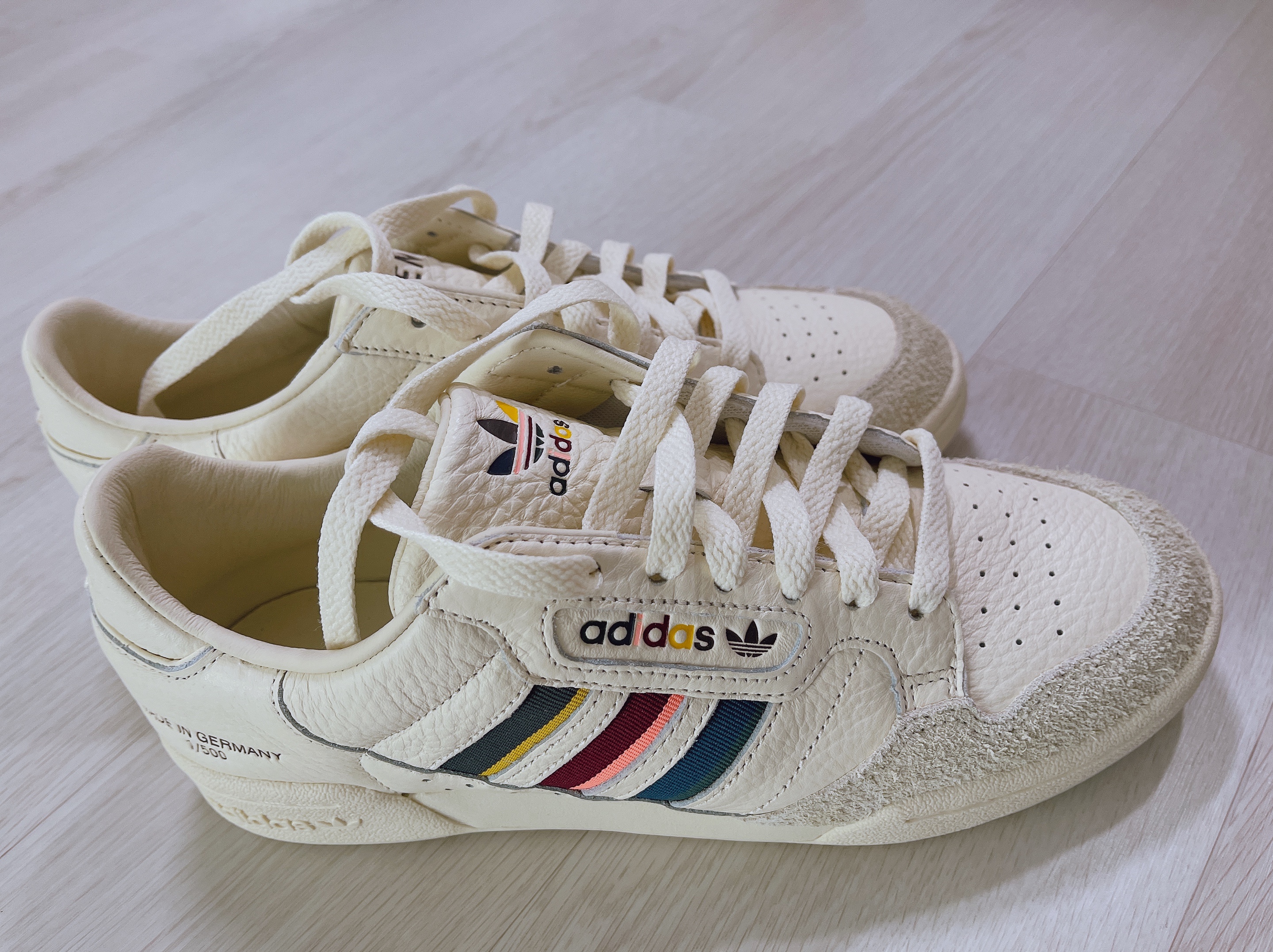 Adidas x END. Continental 80 MIG German Engineering Cream 착용 스타일 - 1