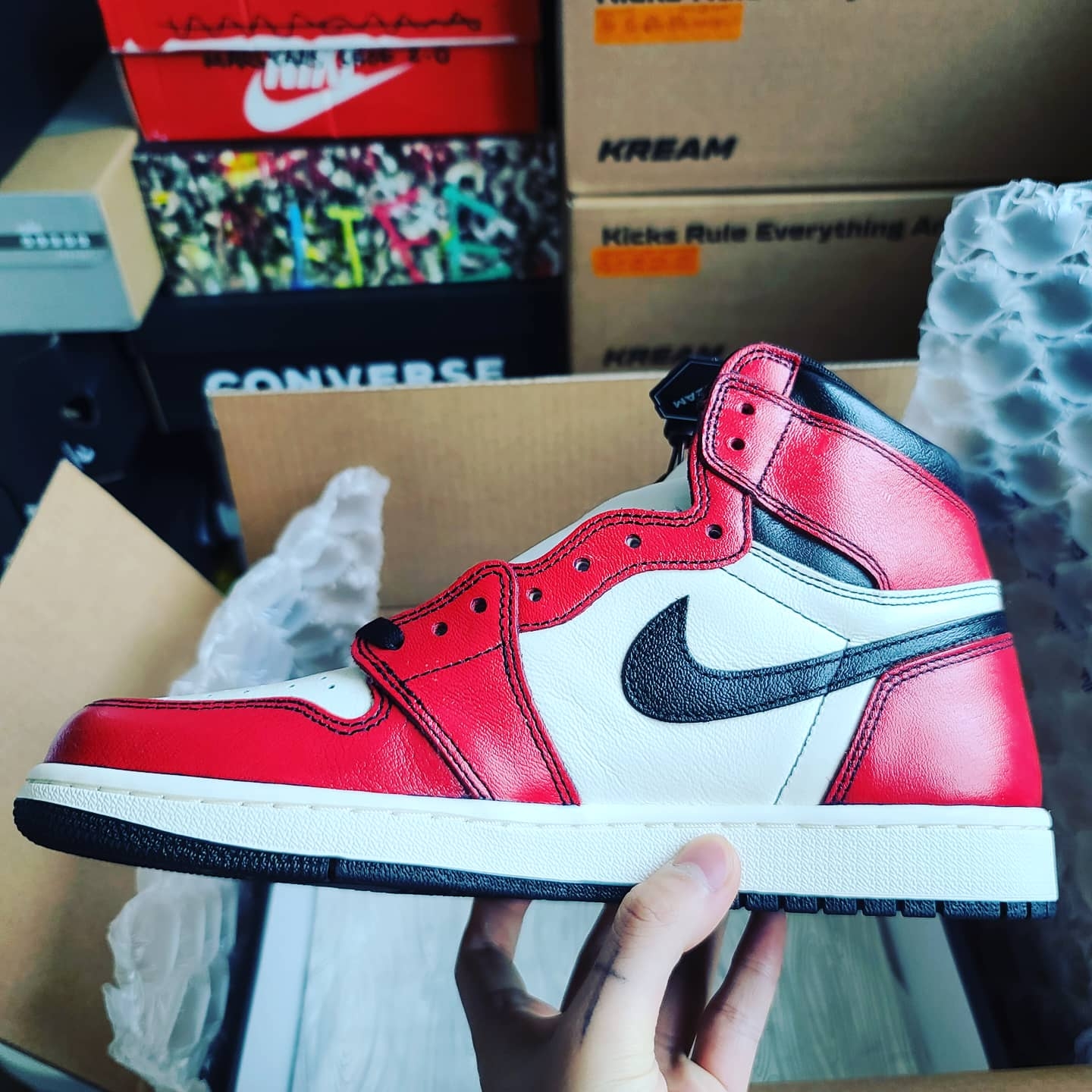 Jordan 1 Retro High OG Defiant SB LA to Chicago 착용 스타일 - 4