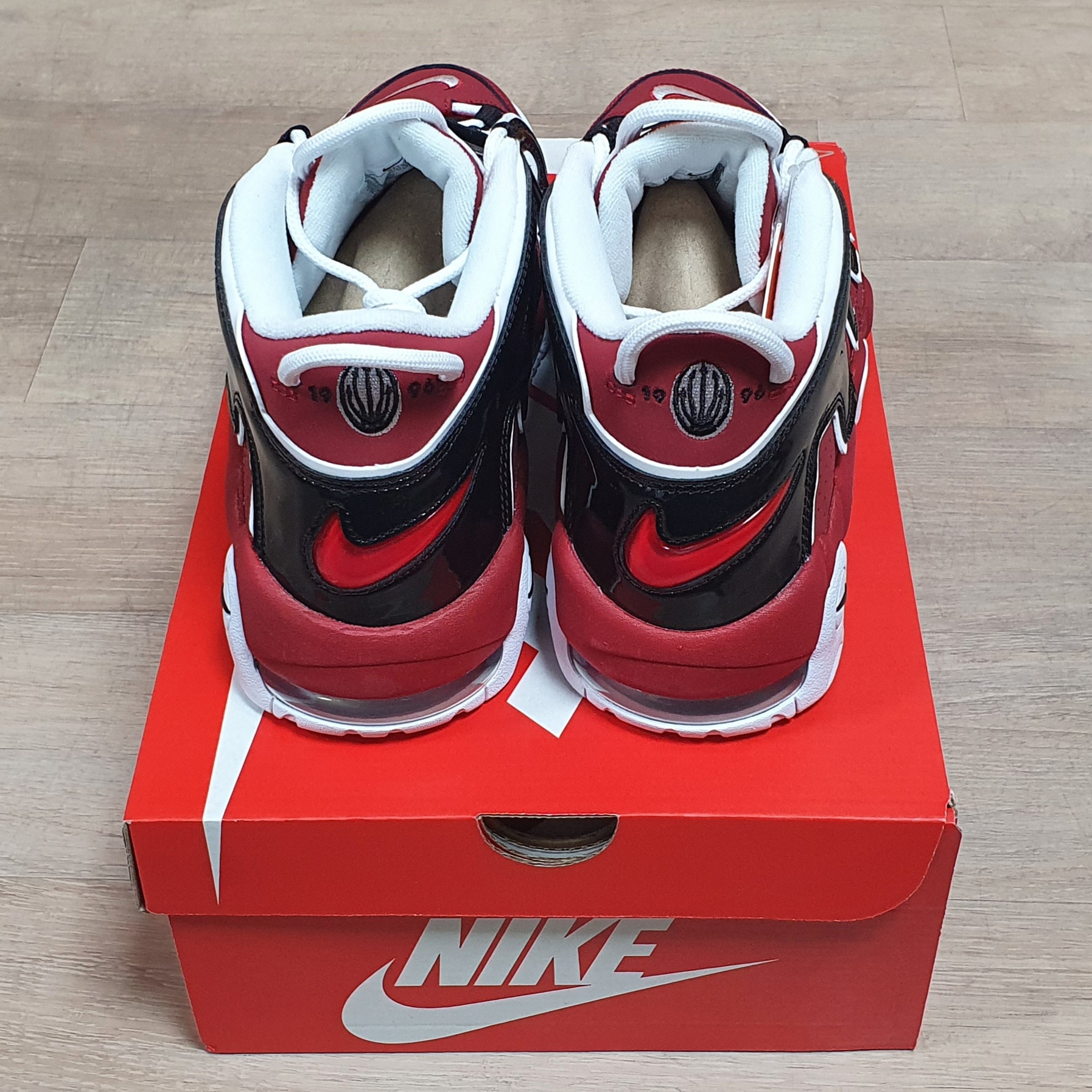 Nike Air More Uptempo 96 Bulls 2021 착용 스타일 - 4