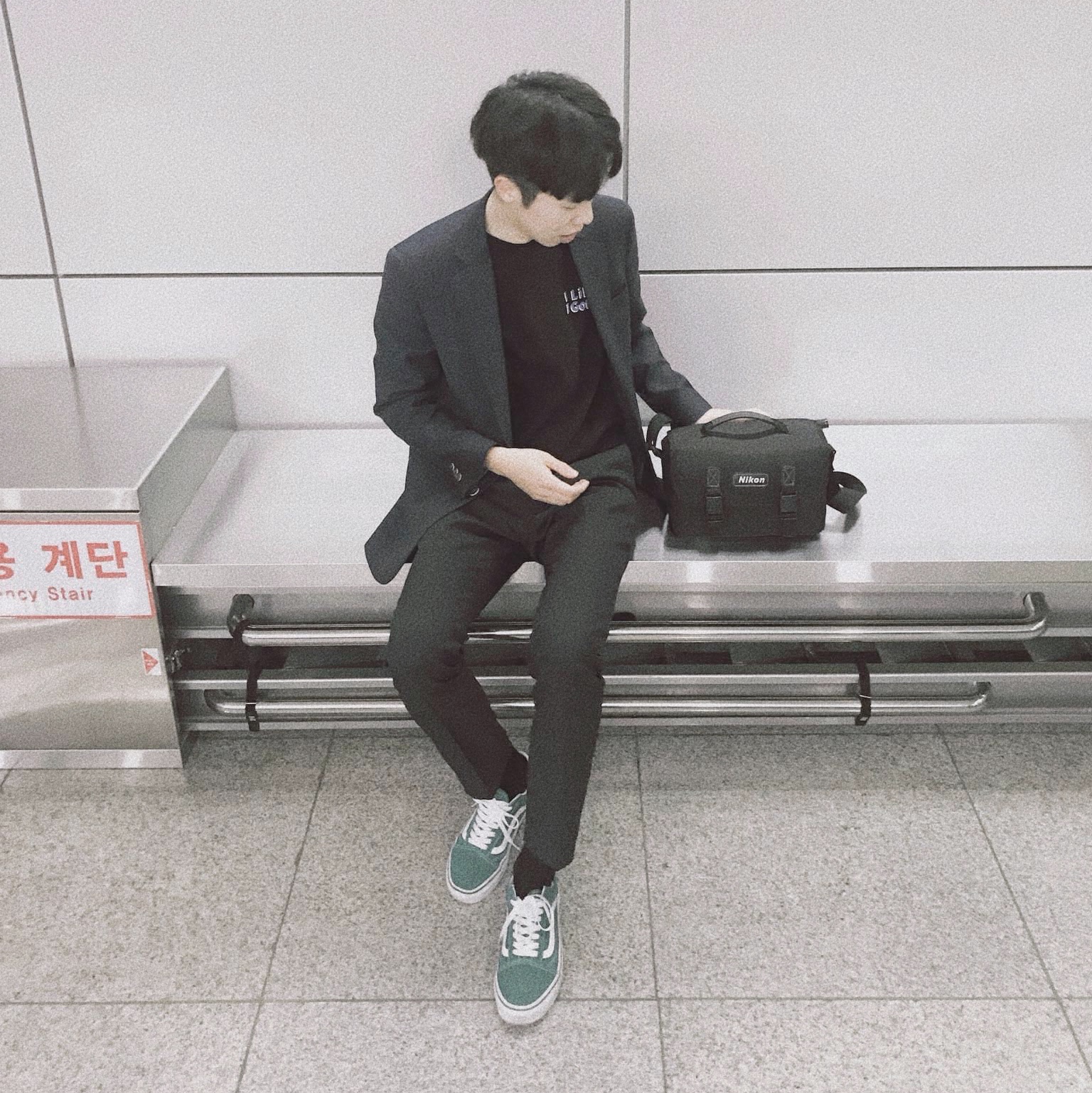 Vans Style 36 Dress Blues 착용 스타일