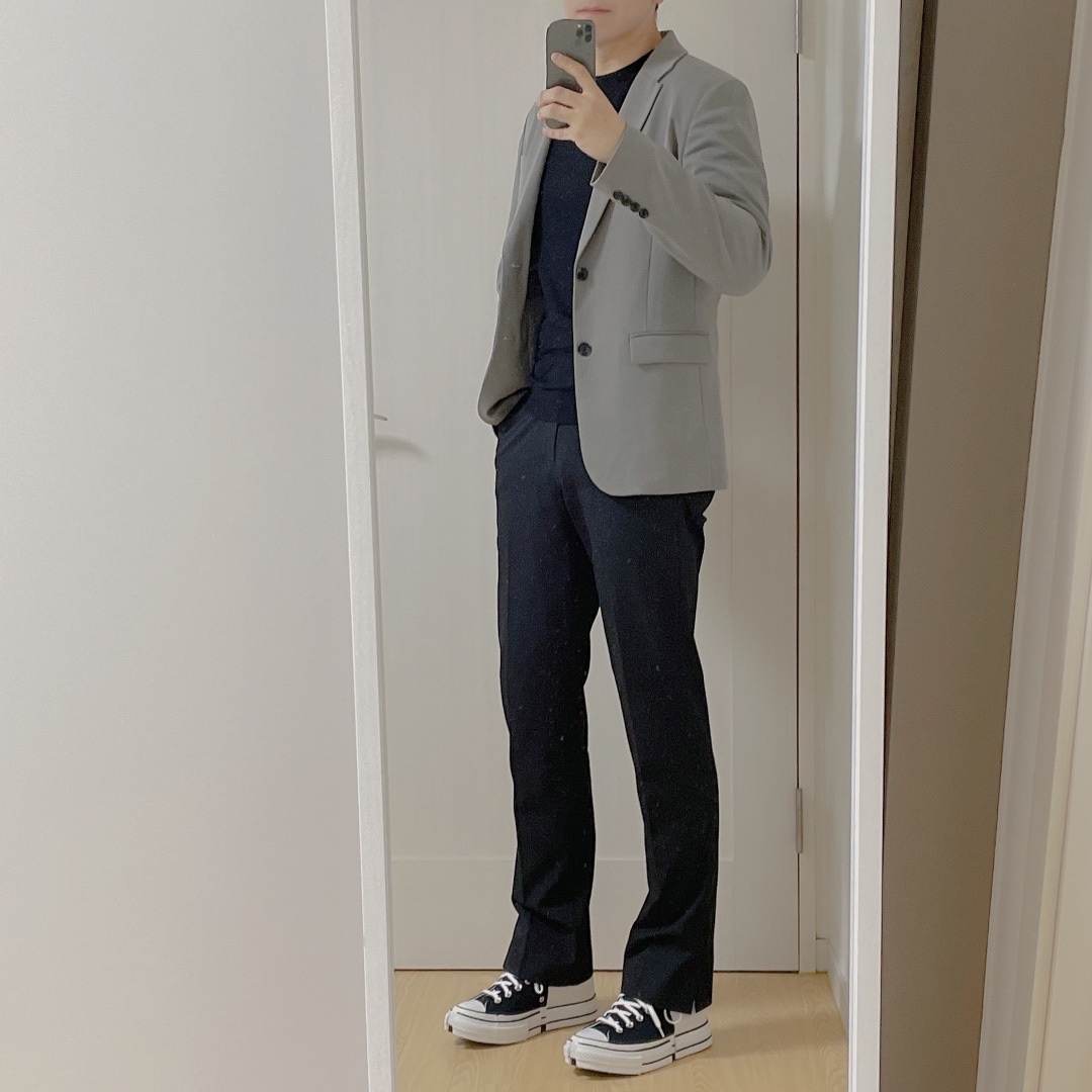 Converse x Feng Chen Wang Chuck 70 2-in-1 Natural Ivory Black 착용 스타일