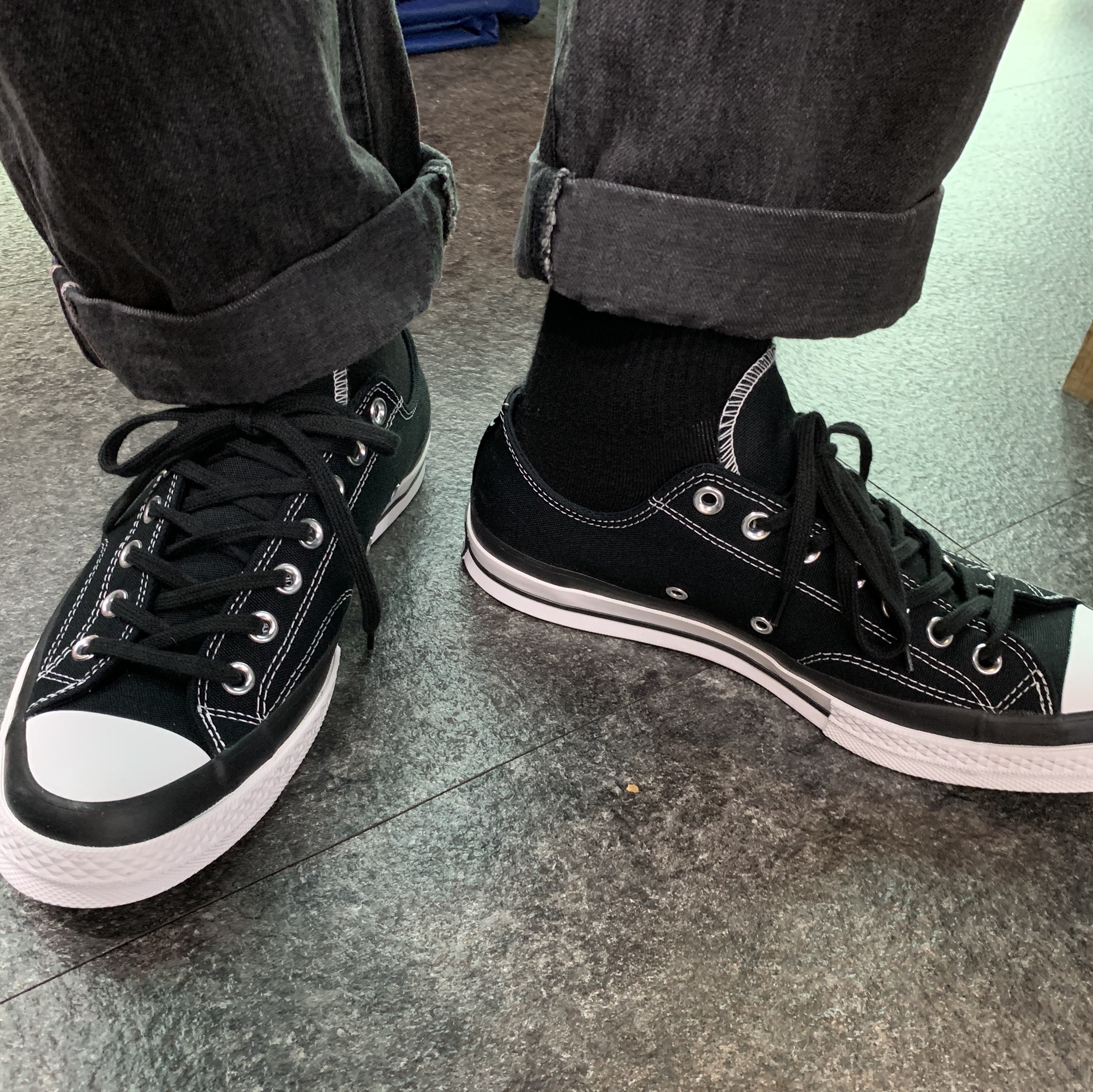 Converse x Moncler x Fragment Chuck 70 Ox Black 착용 스타일
