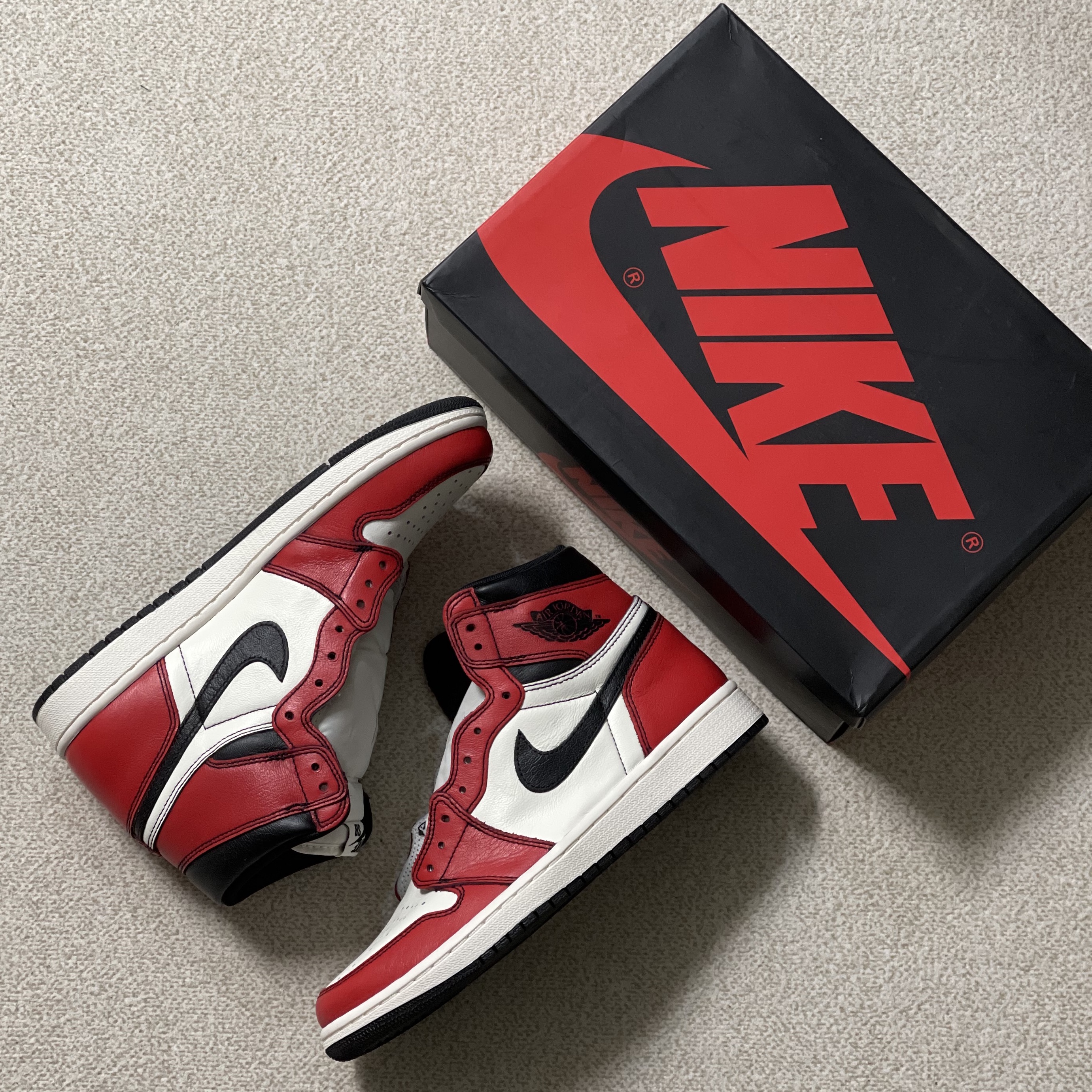 Jordan 1 Retro High OG Defiant SB LA to Chicago 착용 스타일 - 1