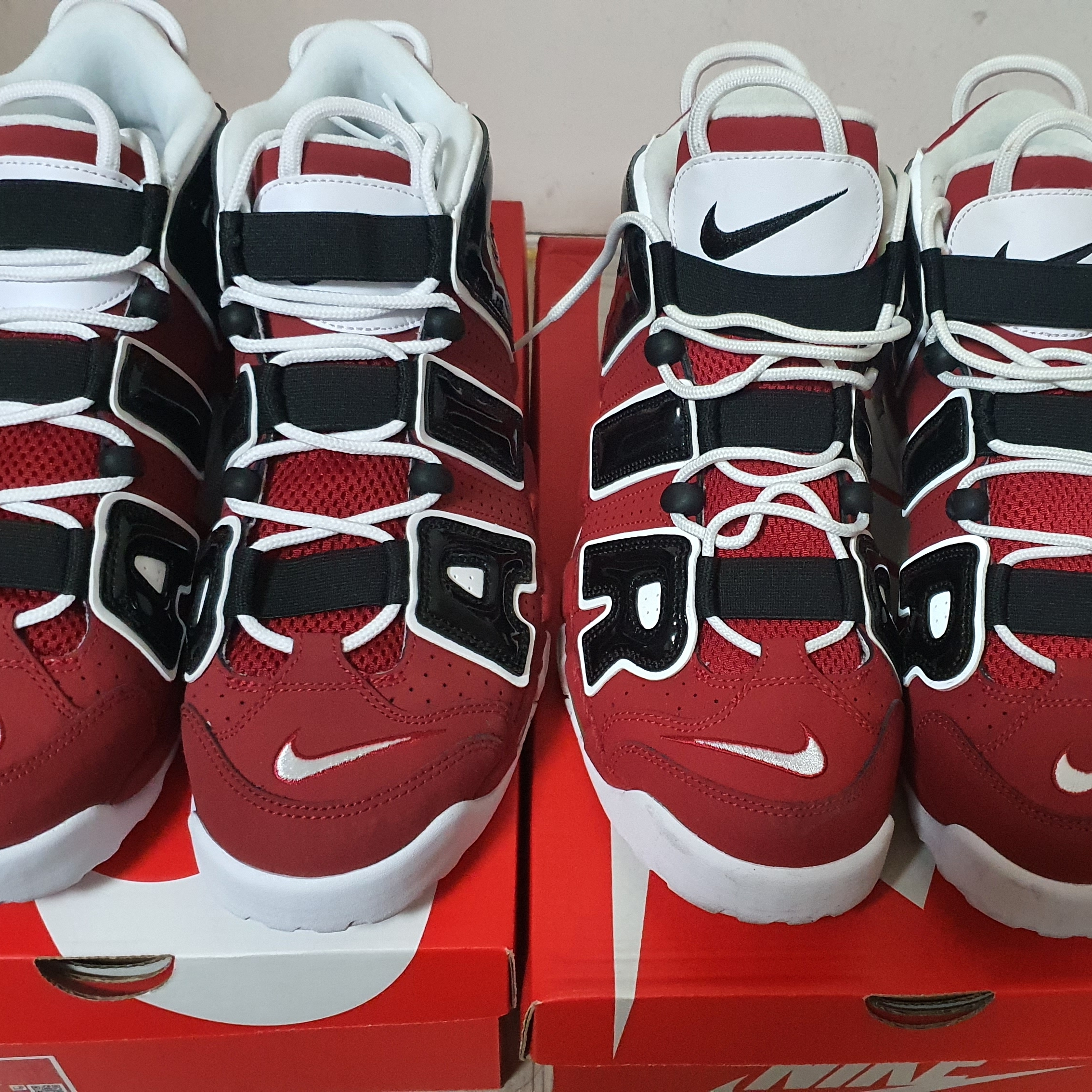 Nike Air More Uptempo 96 Bulls 2021, Nike Air More Uptempo 96 Bulls 2017 착용 스타일 - 1