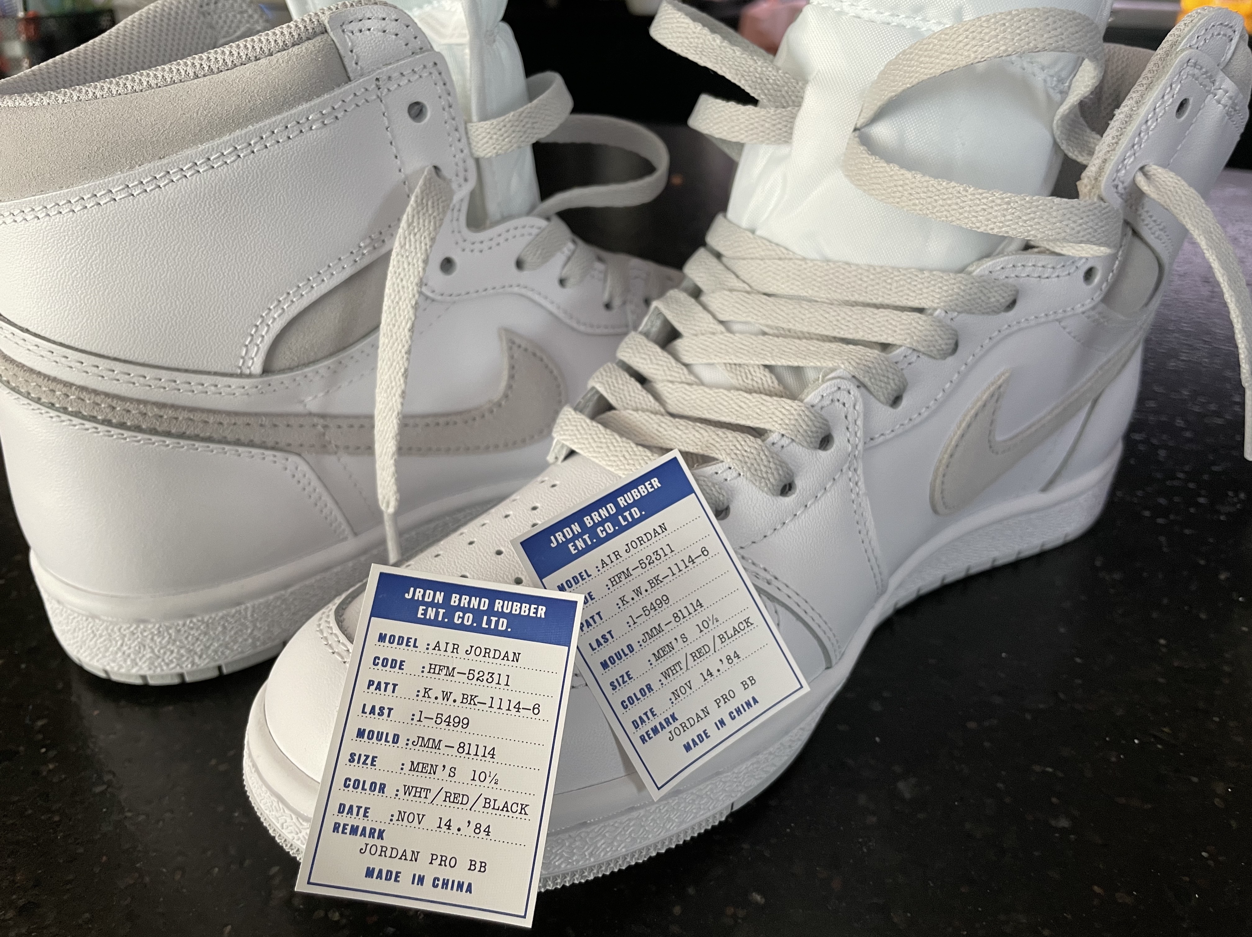 Jordan 1 High 85 Neutral Grey 착용 스타일 - 5