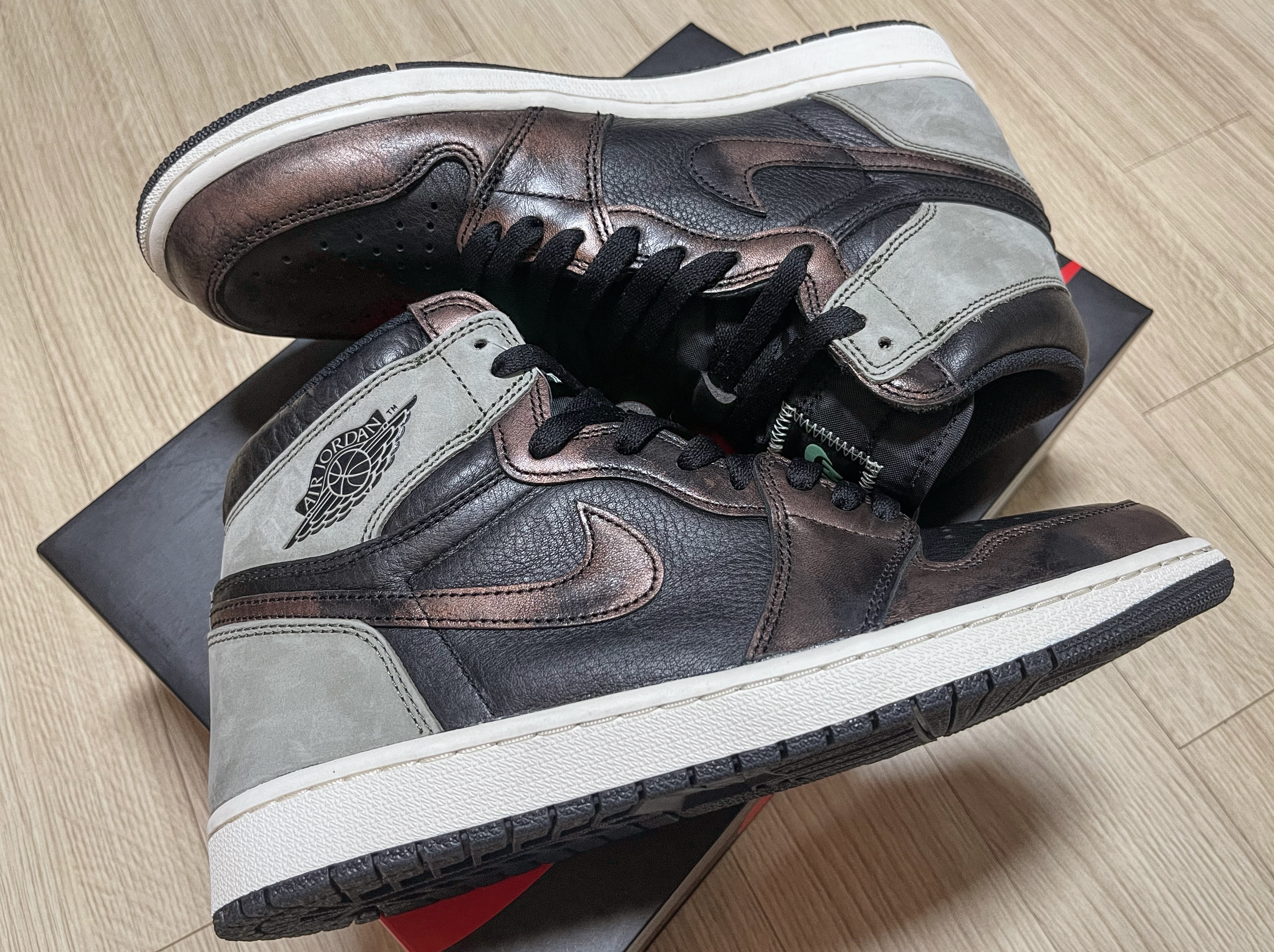 Jordan 1 Retro High OG Rust Shadow 착용 스타일 - 1