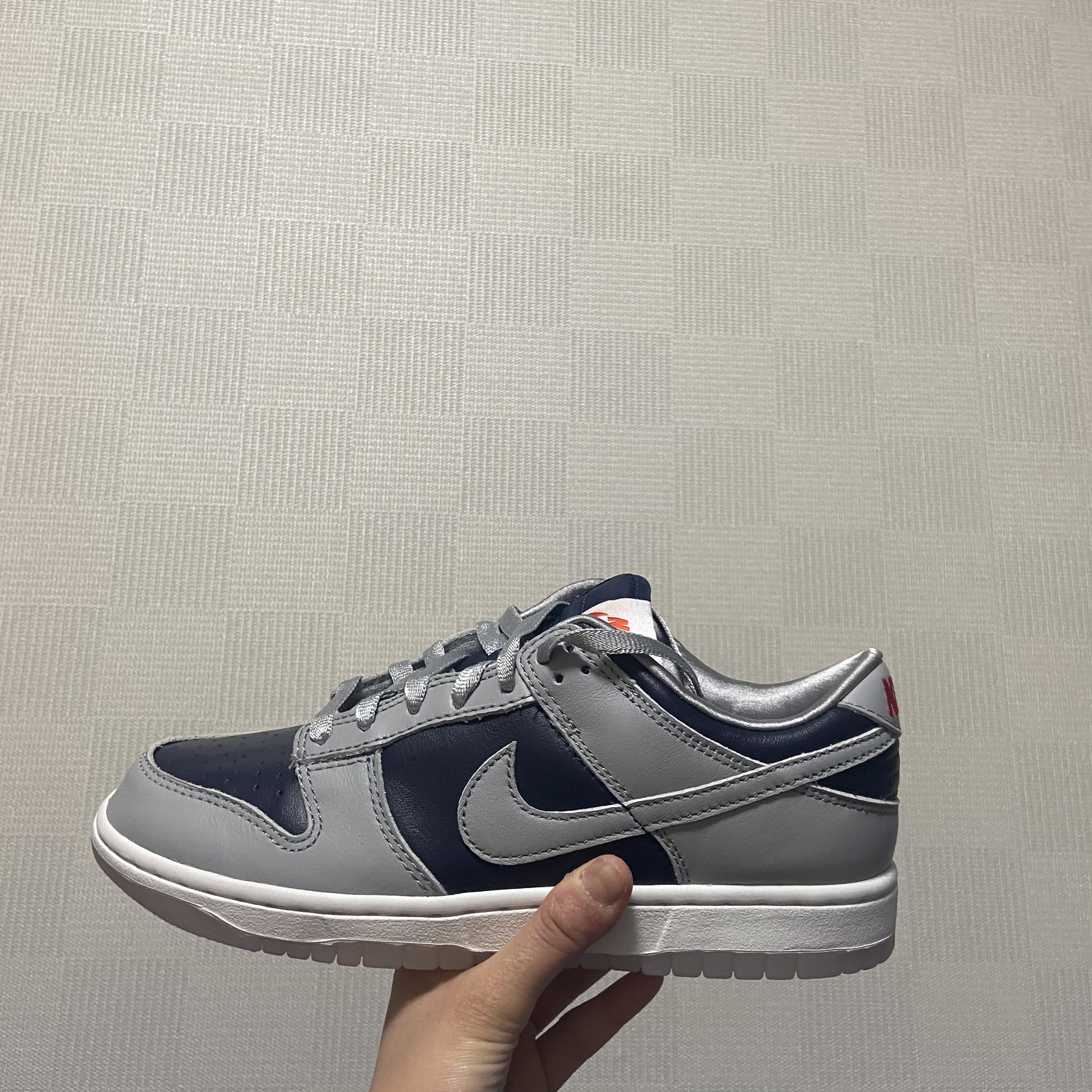 (W) Nike Dunk Low SP College Navy 착용 스타일 - 3