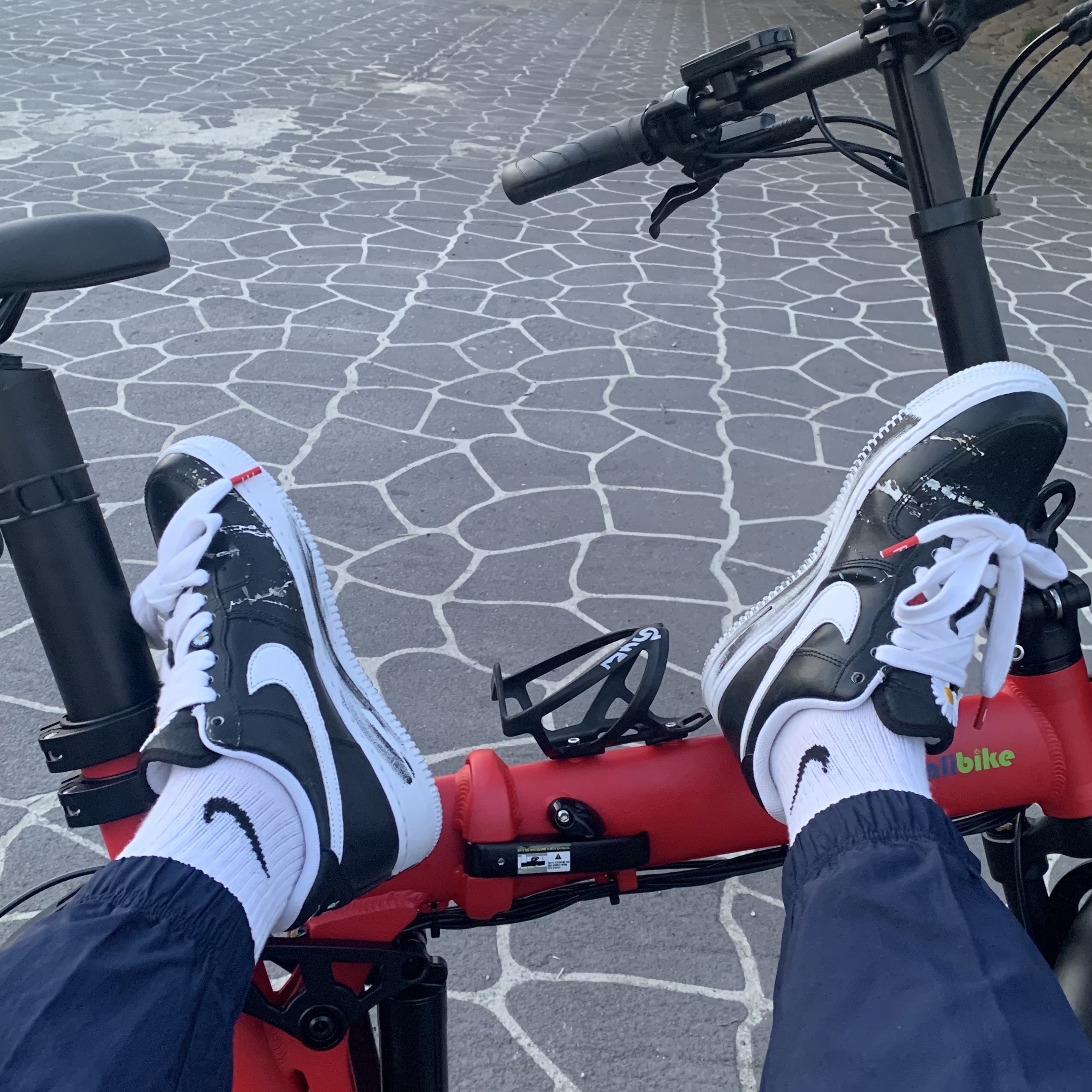 Nike x Peaceminusone Air Force 1 Low Para-Noise, Nike x Kim Jones Track Pants Navy - Asia 착용 스타일
