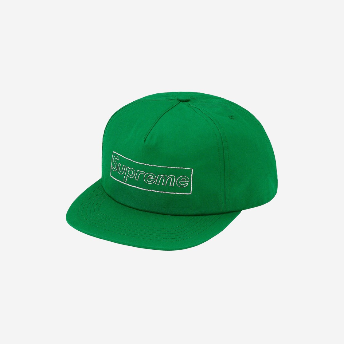 Supreme x Kaws Chalk Logo 5-Panel Green - 21SS 상세 이미지 1