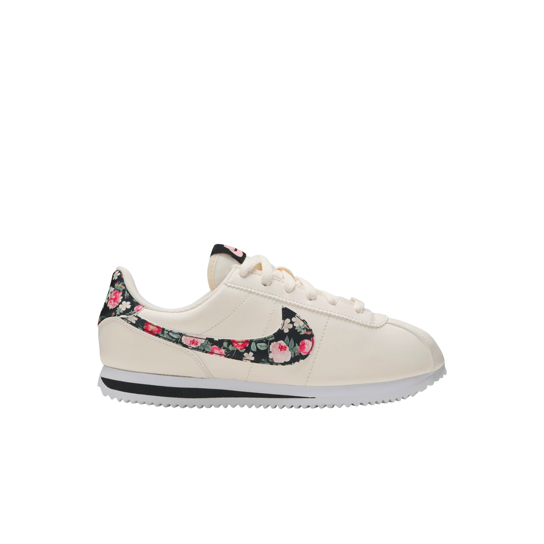 BQ5297-100 (GS) Nike Cortez Basic LTR Vintage Floral Pale Ivory