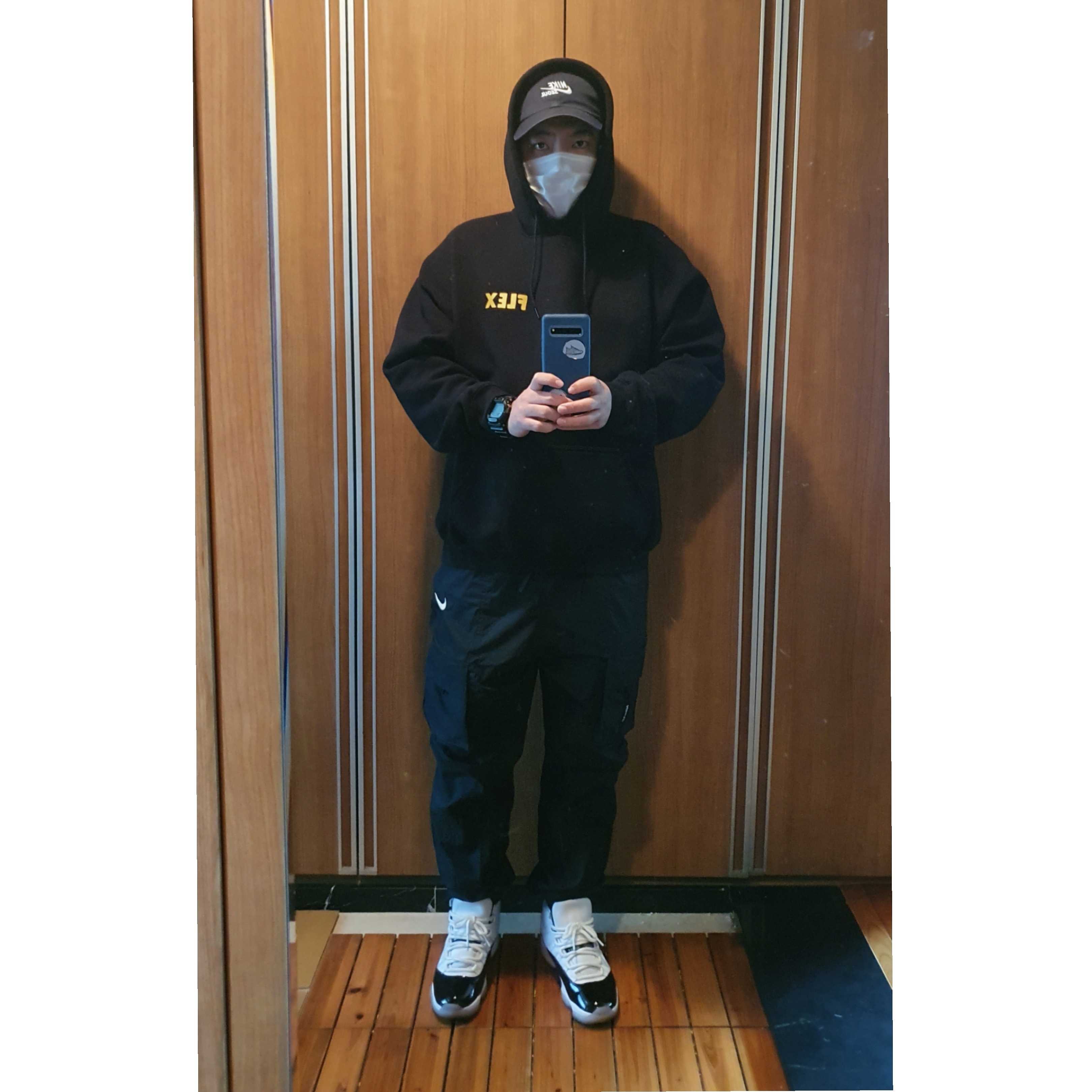 Jordan 11 Retro Concord 2018 착용 스타일 - 1