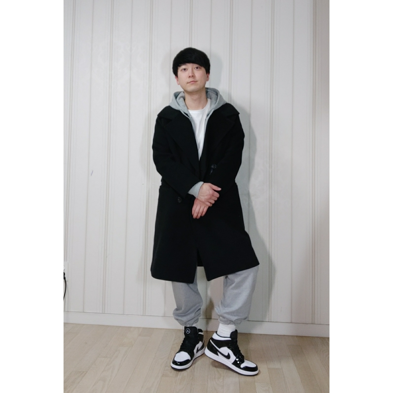 Jordan 1 Mid SE ASW Black 착용 스타일 - 1