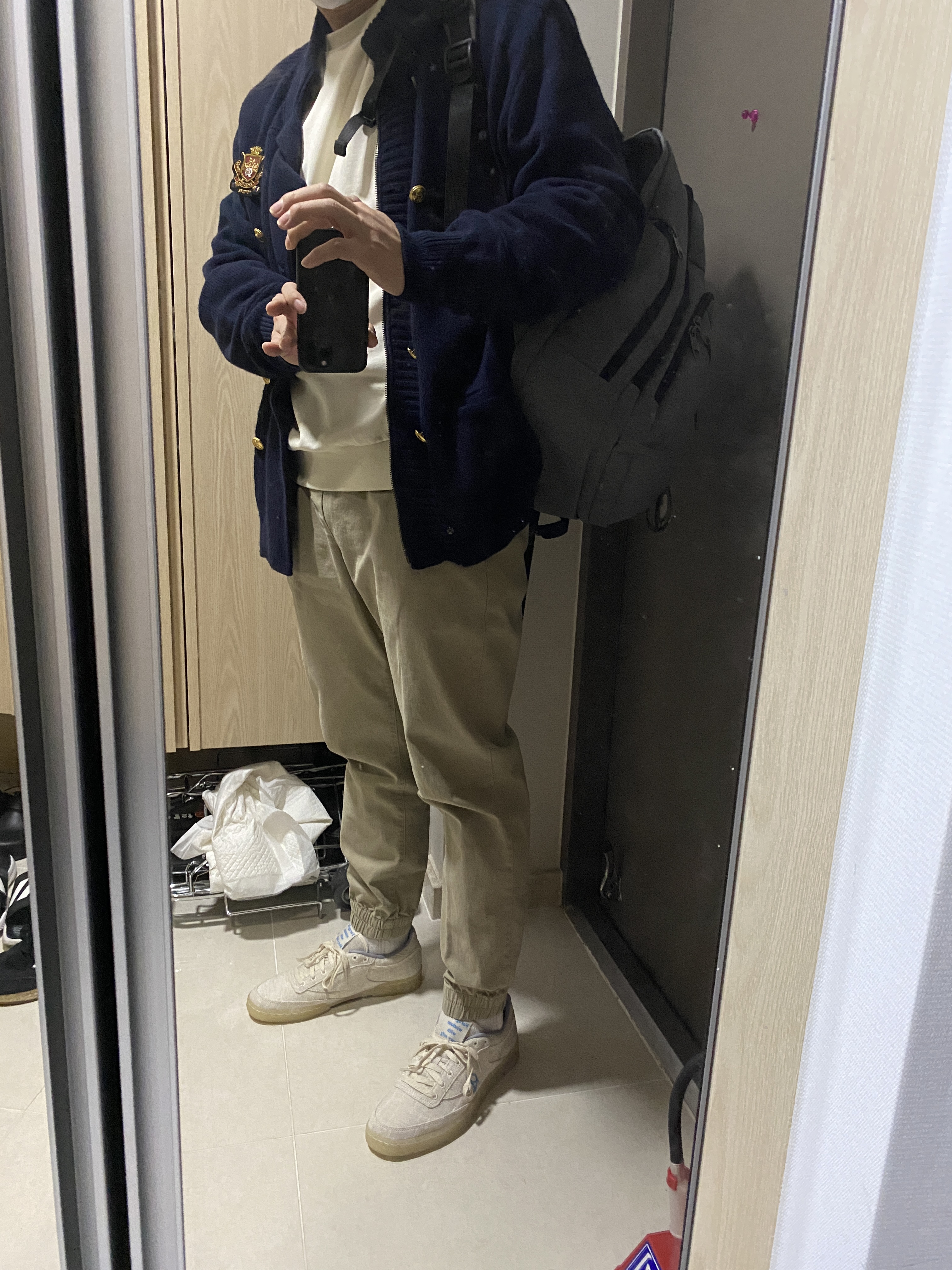 Reebok x Story mfg. Club C 85 착용 스타일