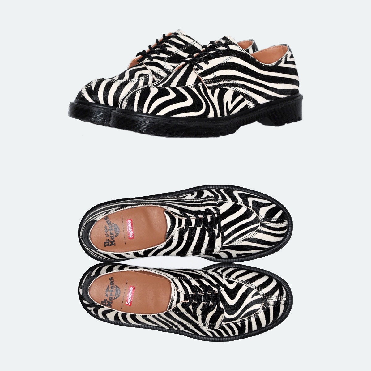 Dr. Martens x Supreme 2046 Orange Smooth, Dr. Martens x Supreme 2046 Black Smooth 착용 스타일 - 4