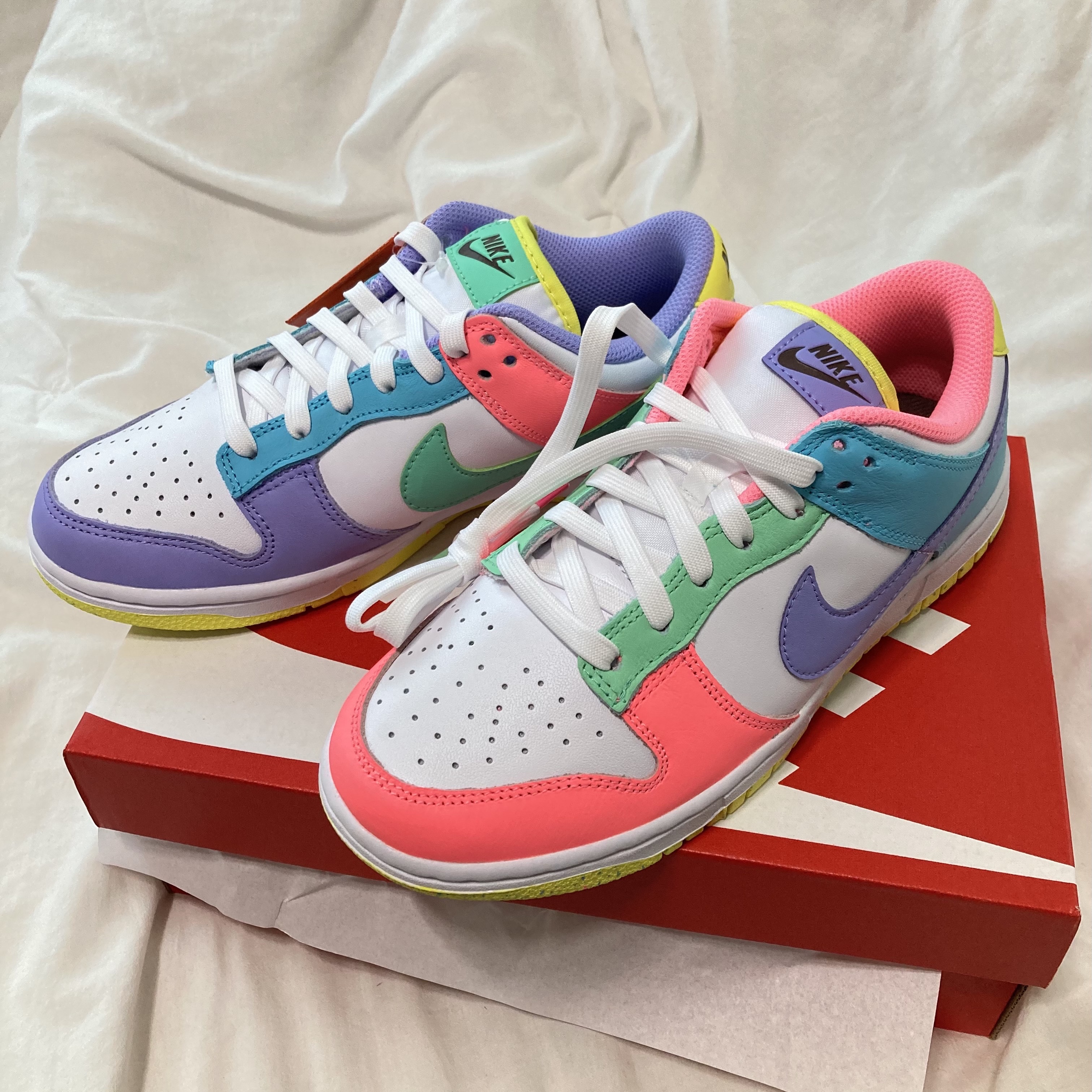 (W) Nike Dunk Low SE Candy 착용 스타일 - 1