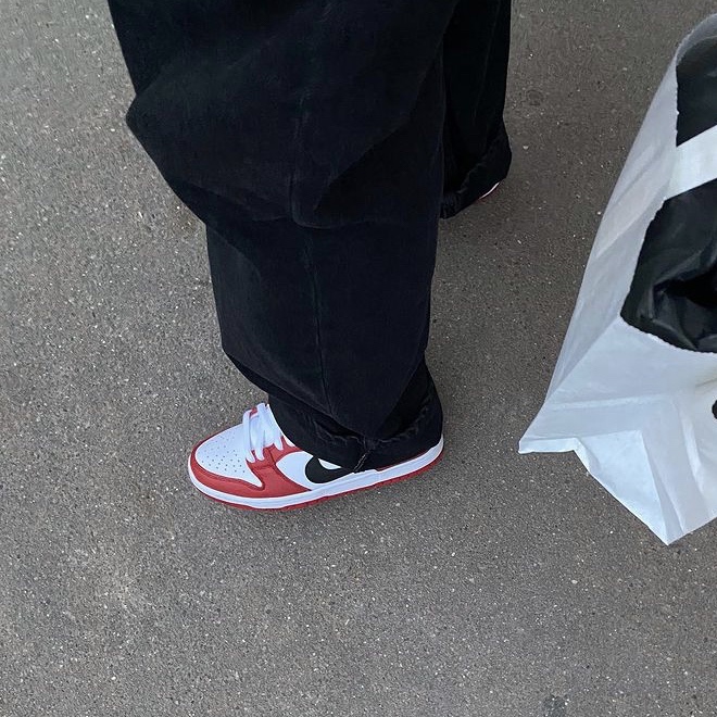 Nike SB Dunk Low Pro Chicago 착용 스타일
