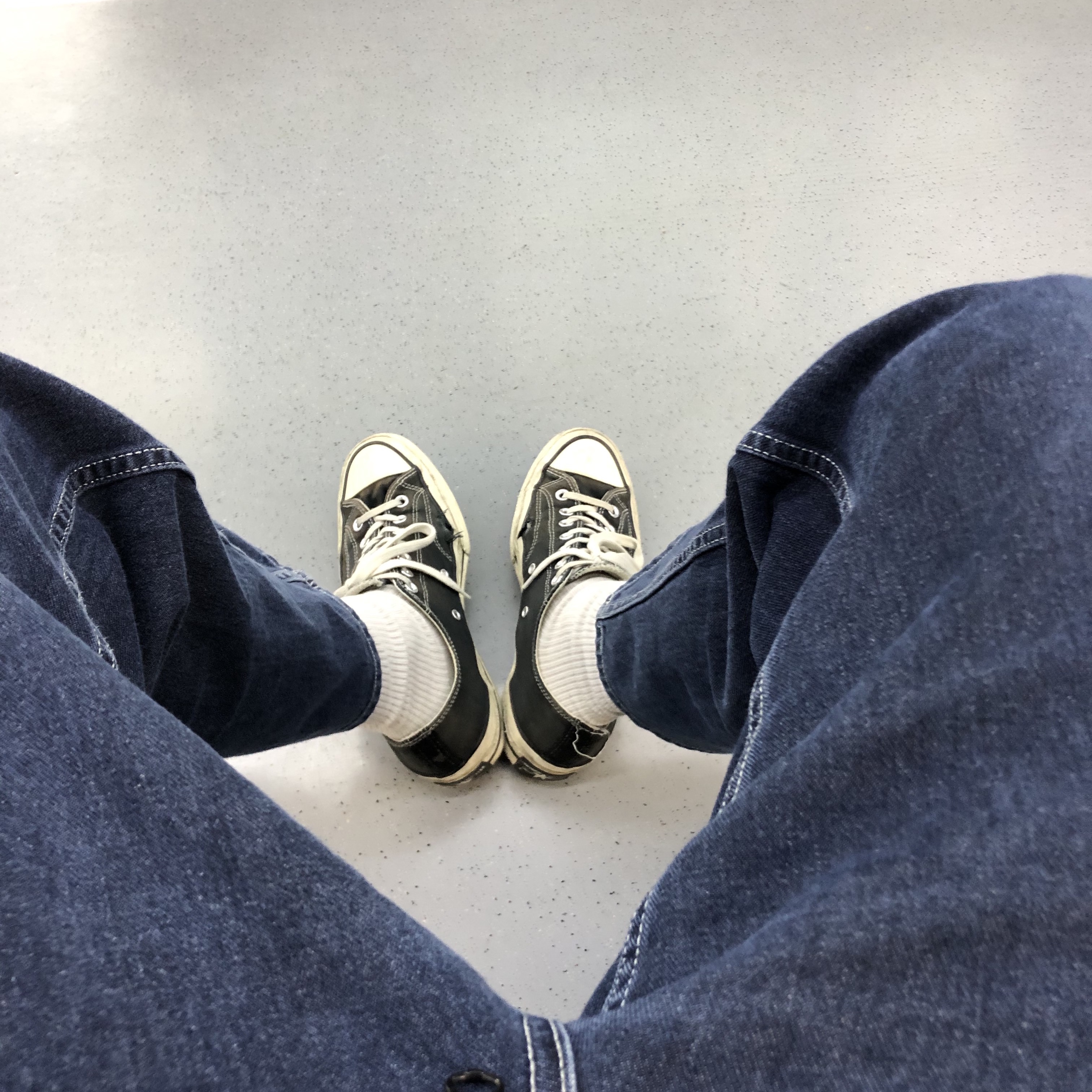 Converse Chuck 70 Ox Black - Standard 착용 스타일