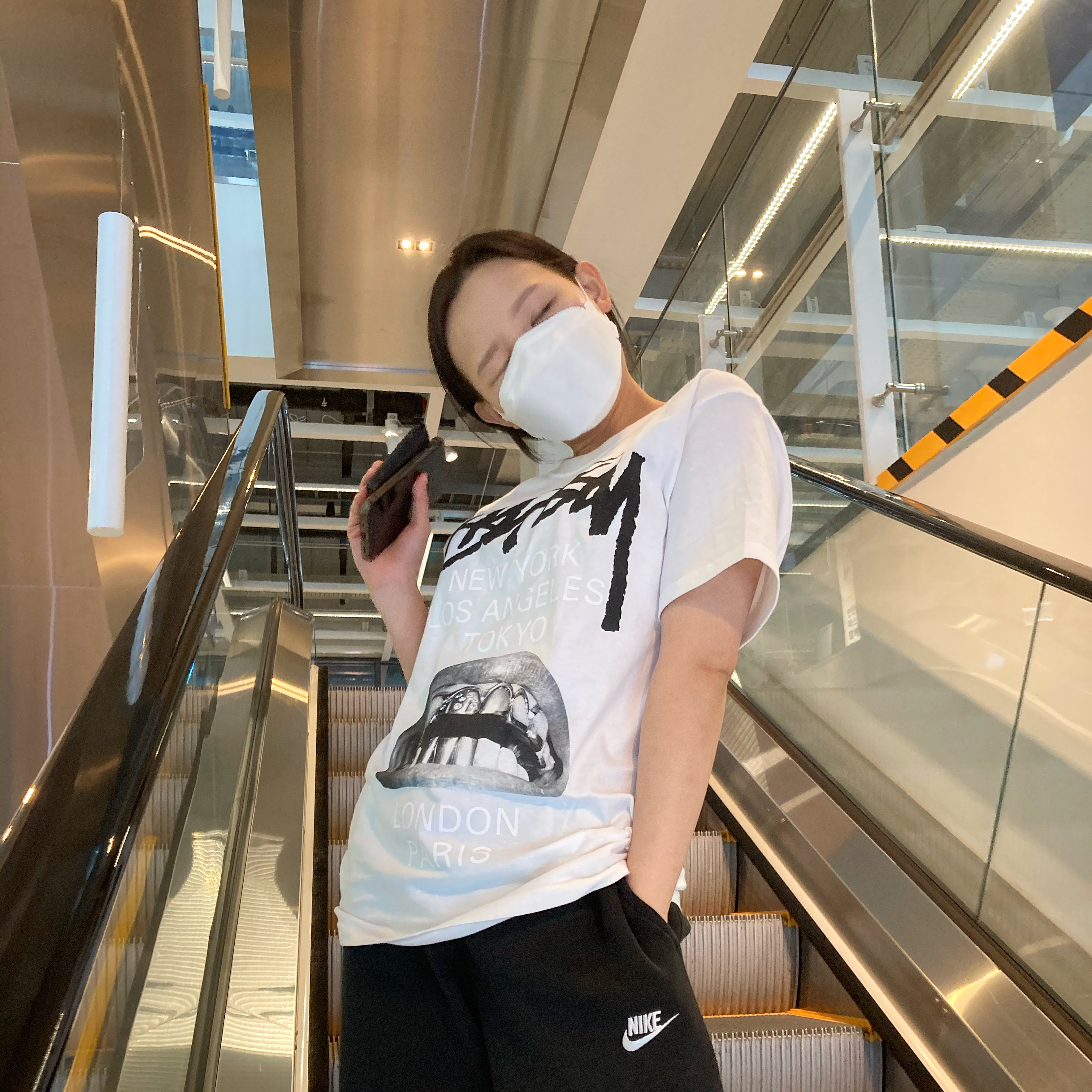 Stussy x Rick Owens 40 WT T-Shirt ์ฐฉ์ฉ ์คํ์ผ