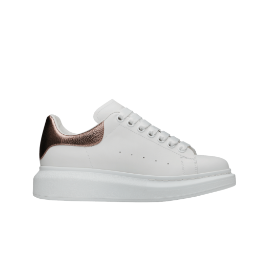553770WHFBU9053 (W) Alexander McQueen Oversized Sneakers White Rose Gold