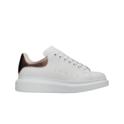 (W) Alexander McQueen Oversized Sneakers White Rose Gold