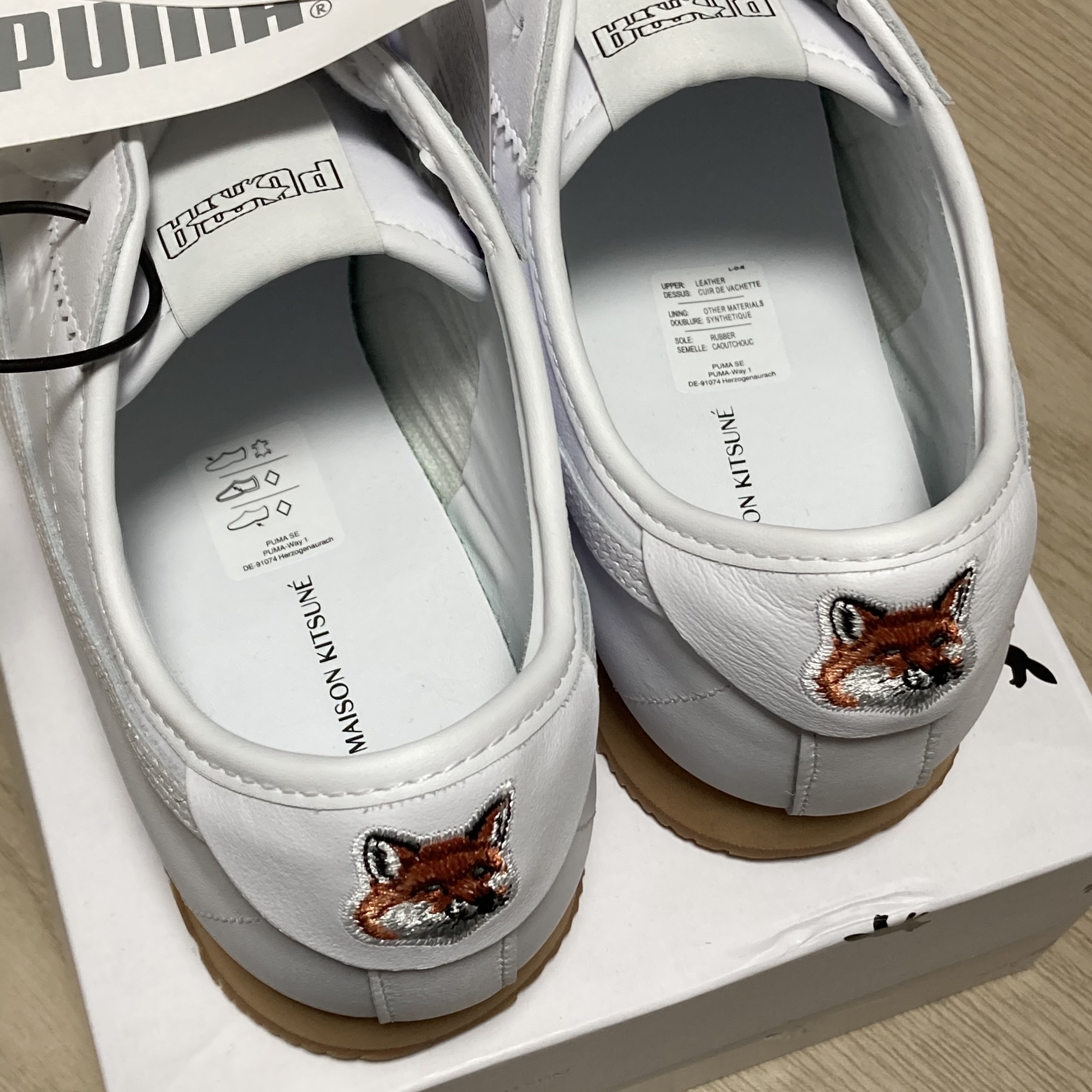 Puma x Maison Kitsune Roma White 착용 스타일 - 2