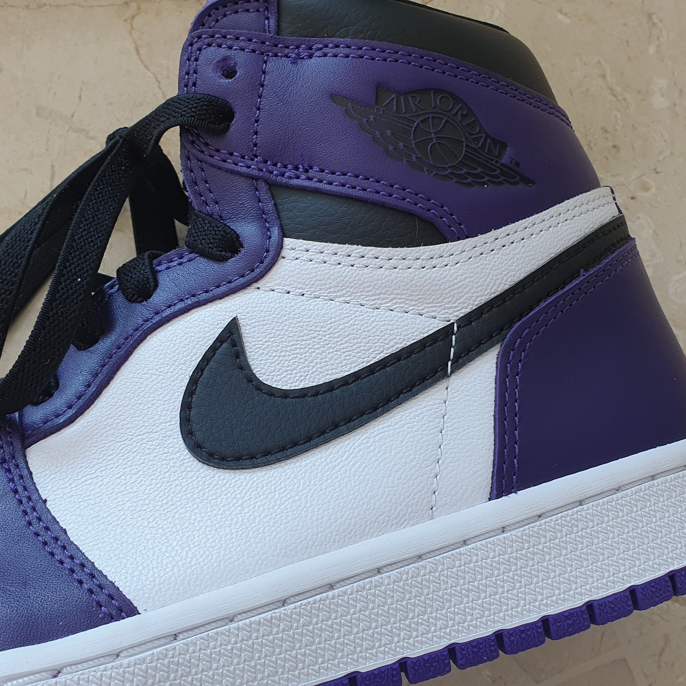 Jordan 1 Retro High OG Court Purple 2020 착용 스타일 - 2