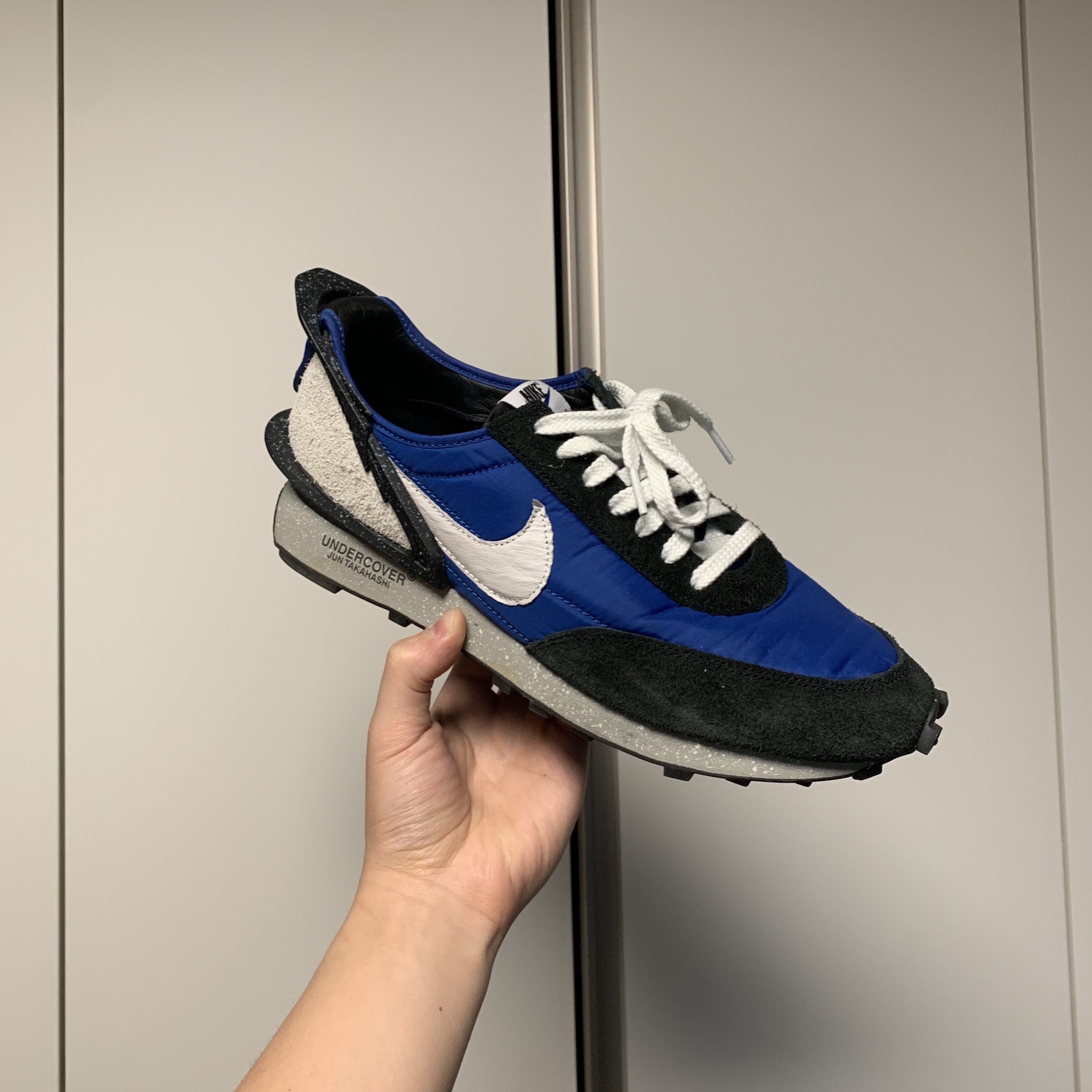 Nike x Undercover Daybreak Blue Jay 착용 스타일