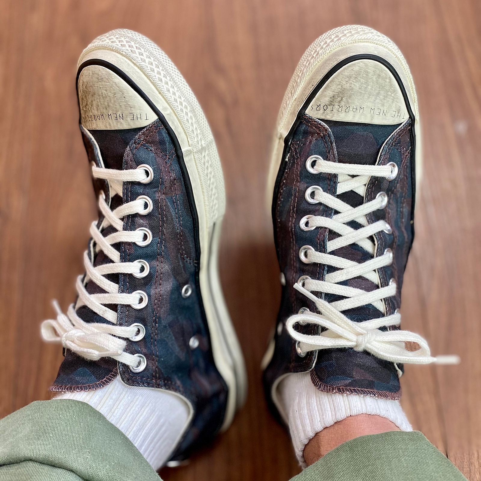 Converse x Undercover Chuck 70 Ox New Warriors Camo 착용 스타일