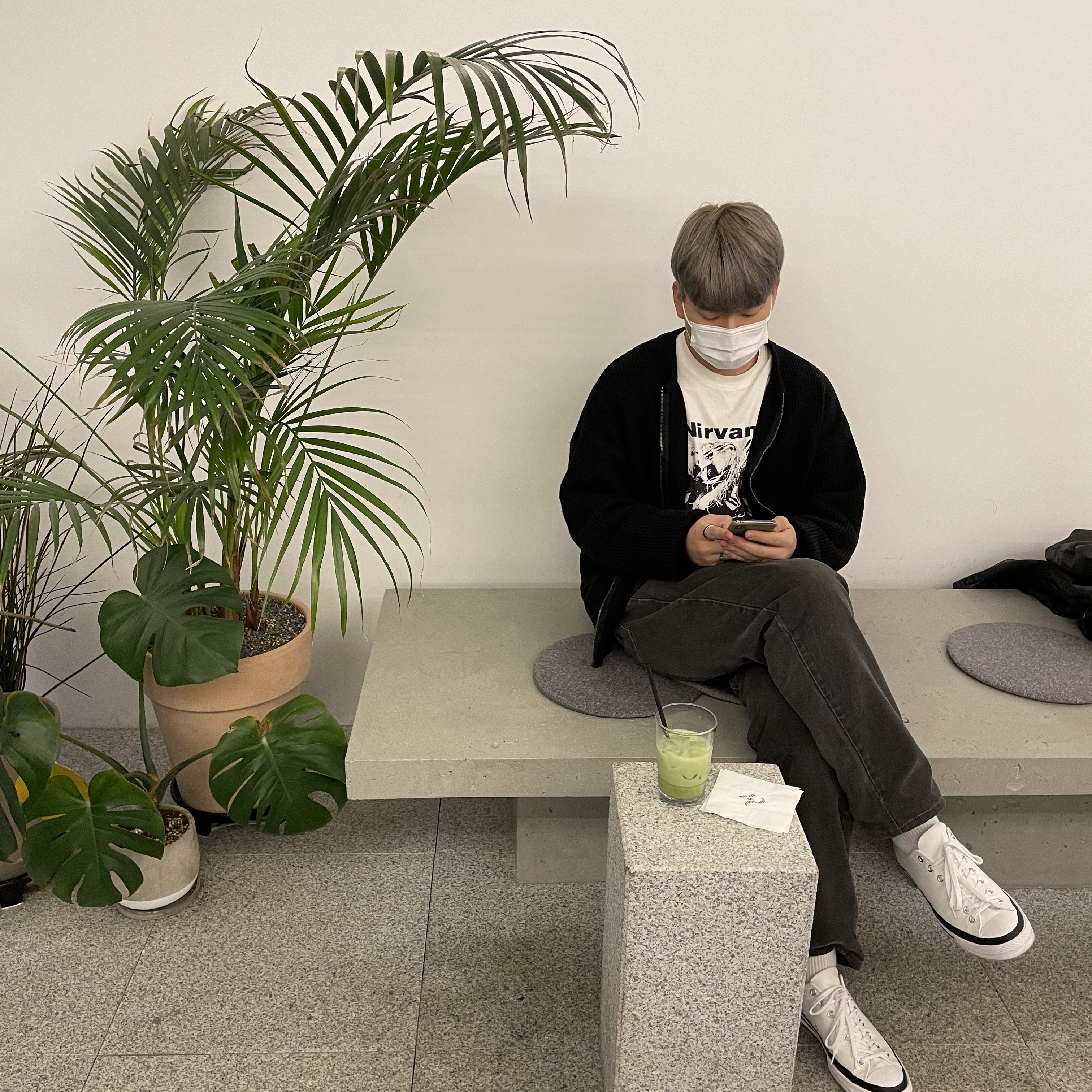 Converse x Moncler x Fragment Chuck 70 Ox White 착용 스타일 - 2